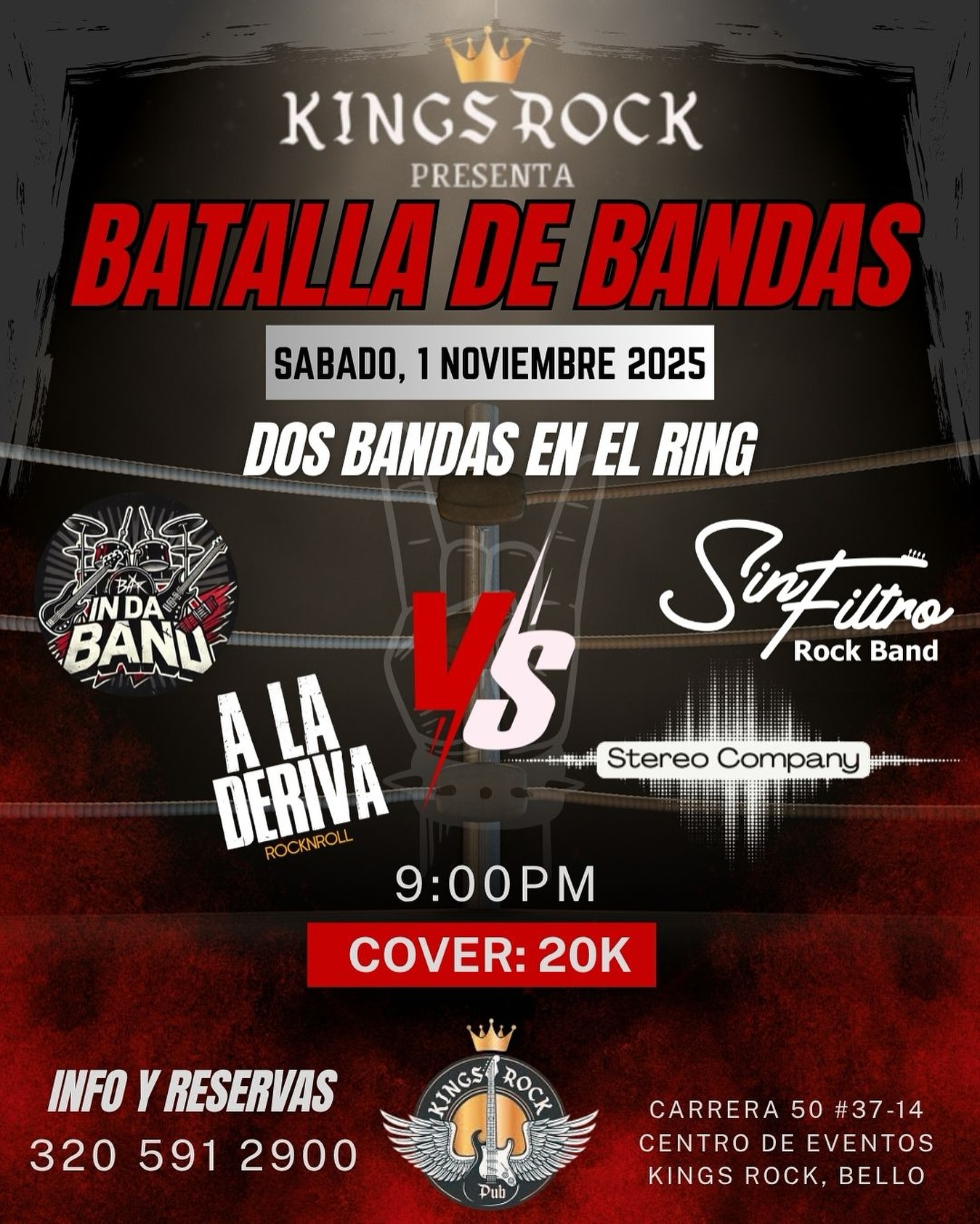 Kings Rock Pub - 🎸 *¡Llega la PRIMERA BATALLA DE BANDAS a... | Facebook