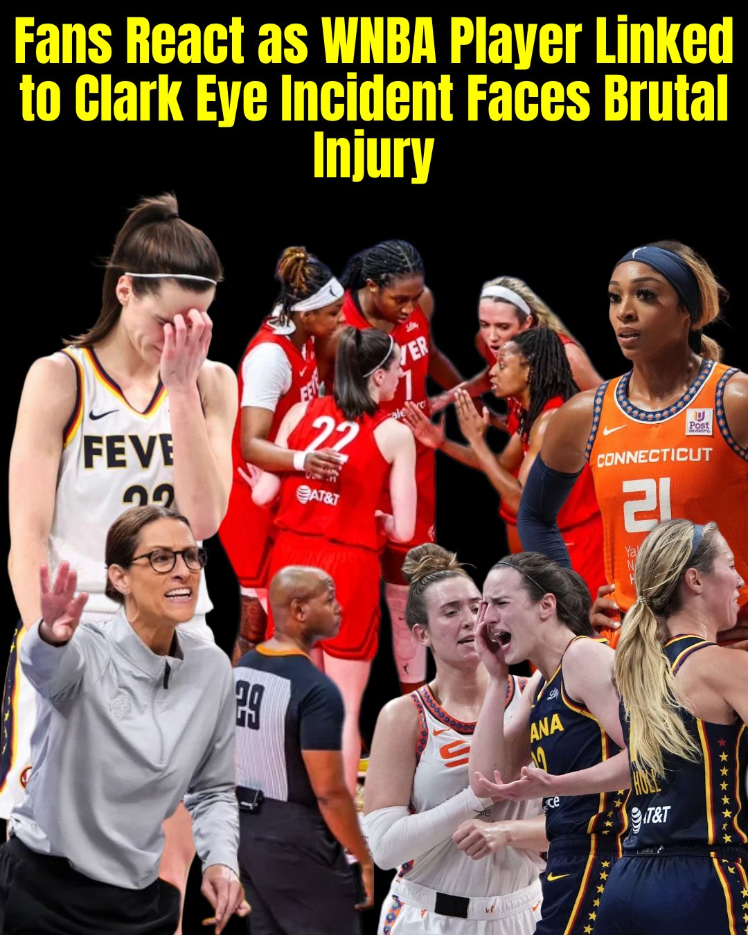 USN24 - Fans React as WNBA Player Linked to Clark Eye Incident Faces ...