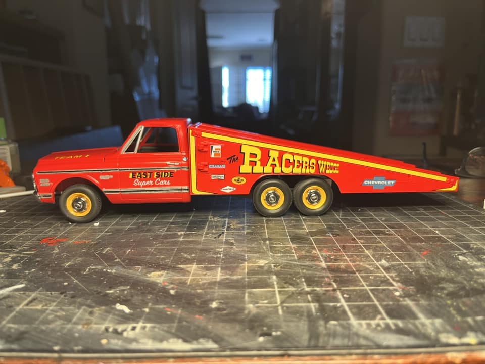 Racer's wedge WIP mockup with axle height