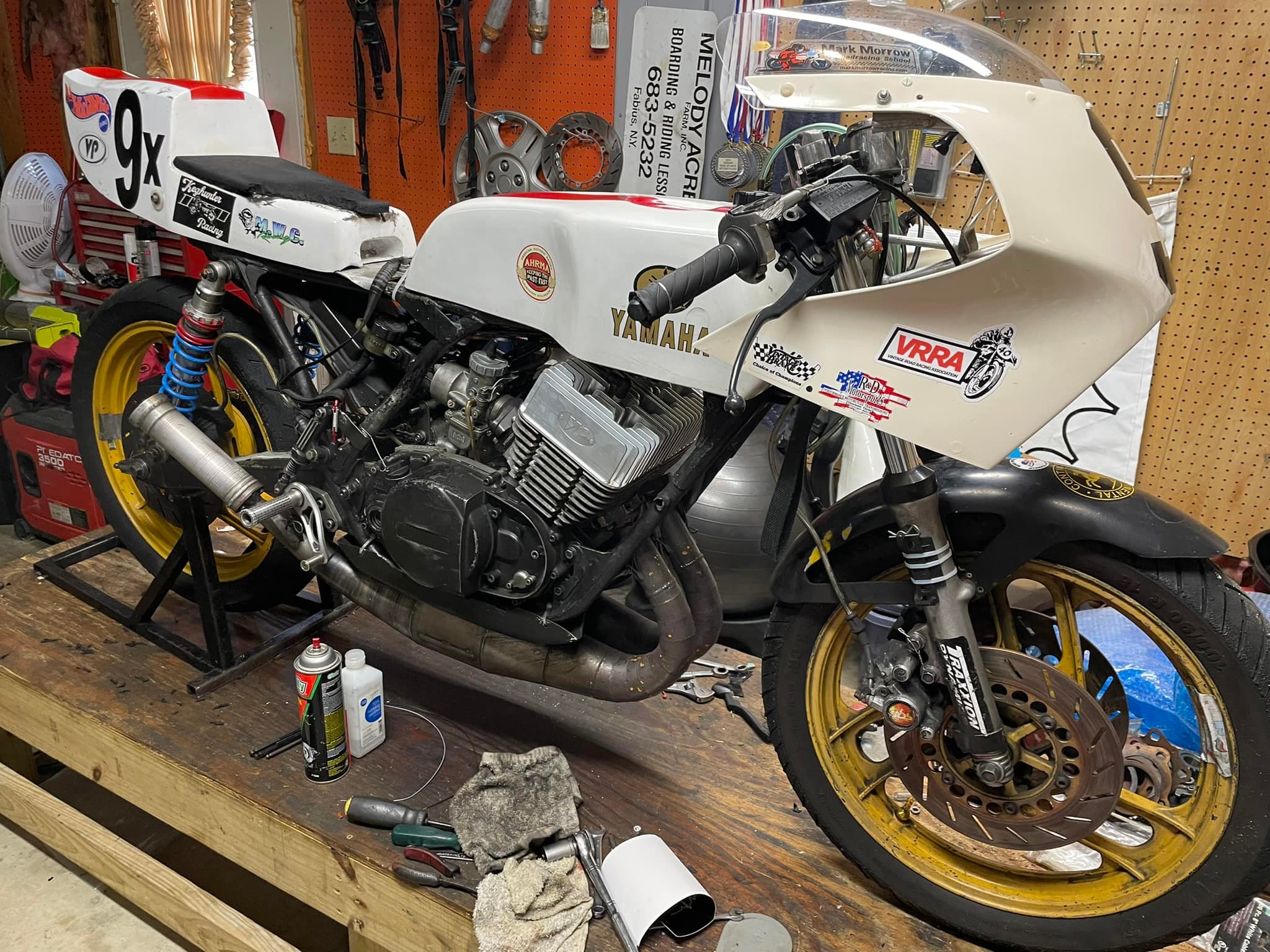 Vintage 2-Stroke Roadracing Bike Specifications and Racing Experience