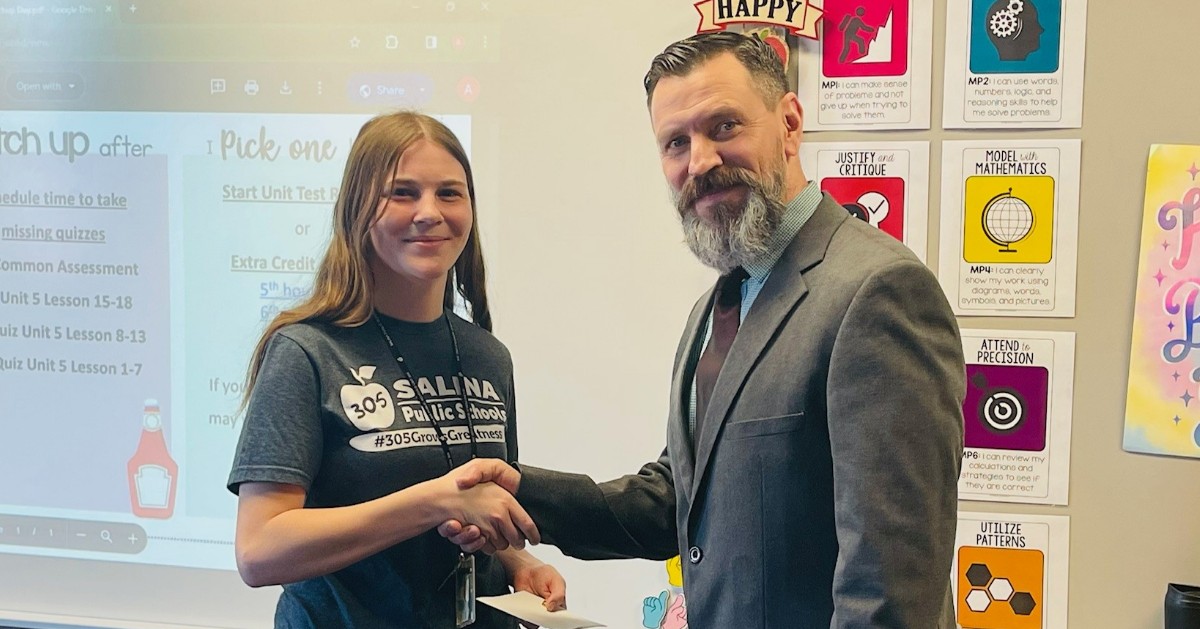 USD 305 - Congratulations to Danielle Strella, Grade 4...