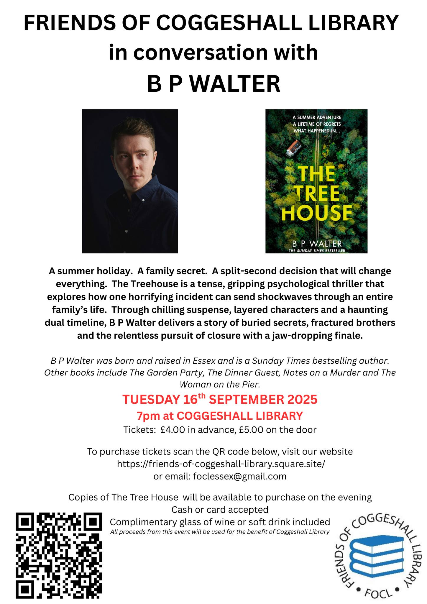 Friends - We are thrilled to welcome Sunday Times bestselling author B ...