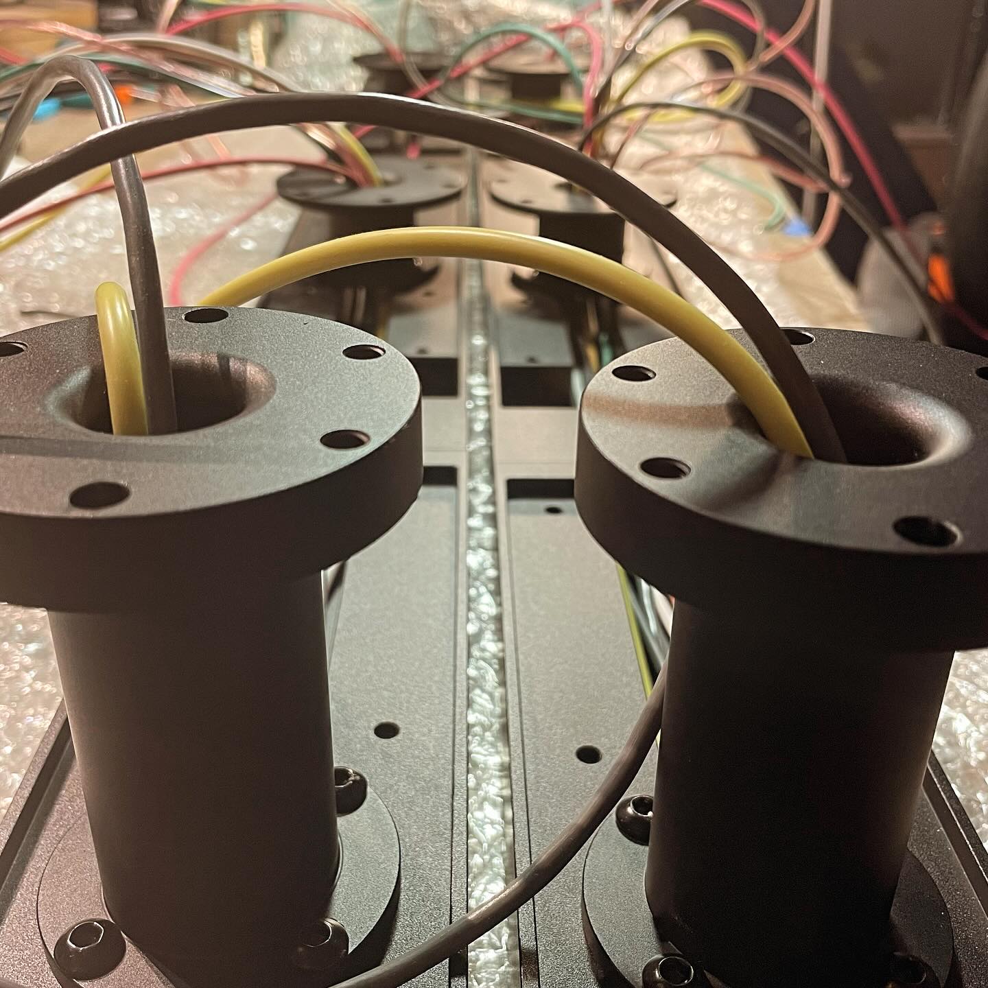 AudioNec - Here are the cables inside the aluminum bars of a pair of ...