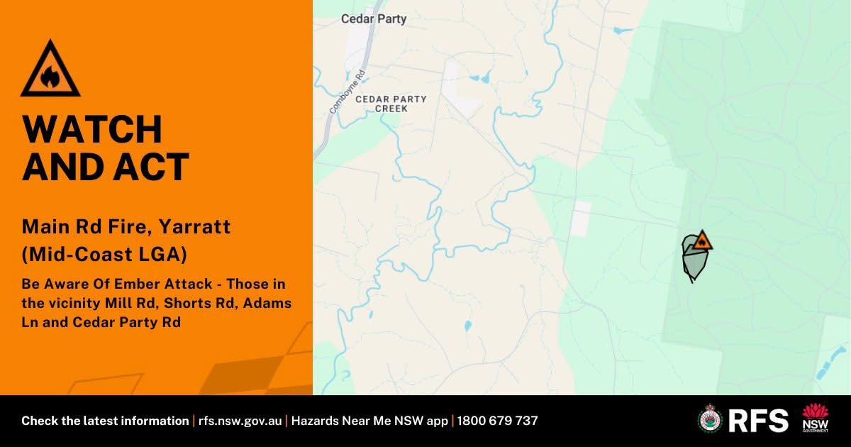 Updated: 3:47pm - Firefighters... - Taree Rural Fire Brigade | Facebook