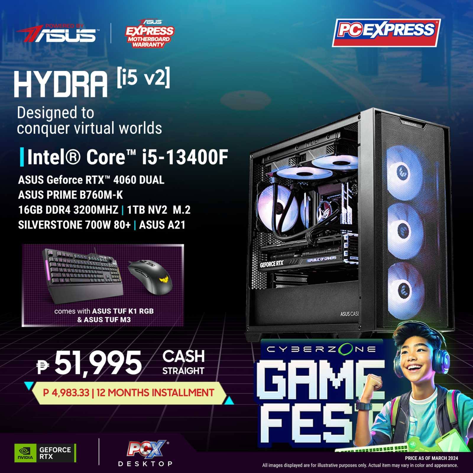 PC Express - PCX Hydra i5 gaming desktop, powered by ASUS.... | Facebook
