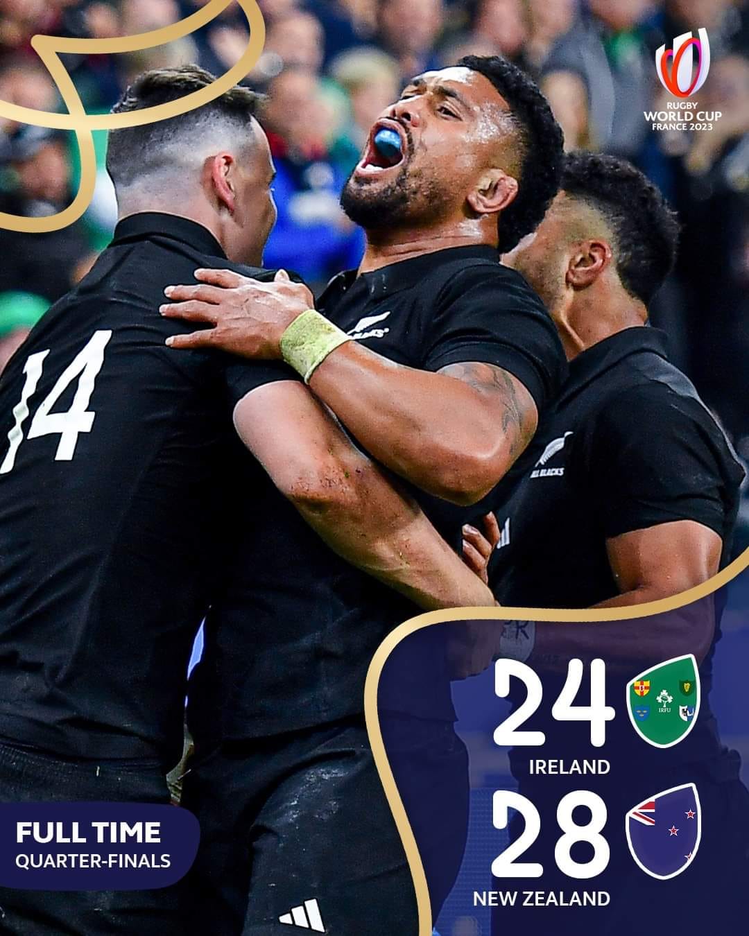 The All Blacks Rugby world cup pool schedule has been revealed