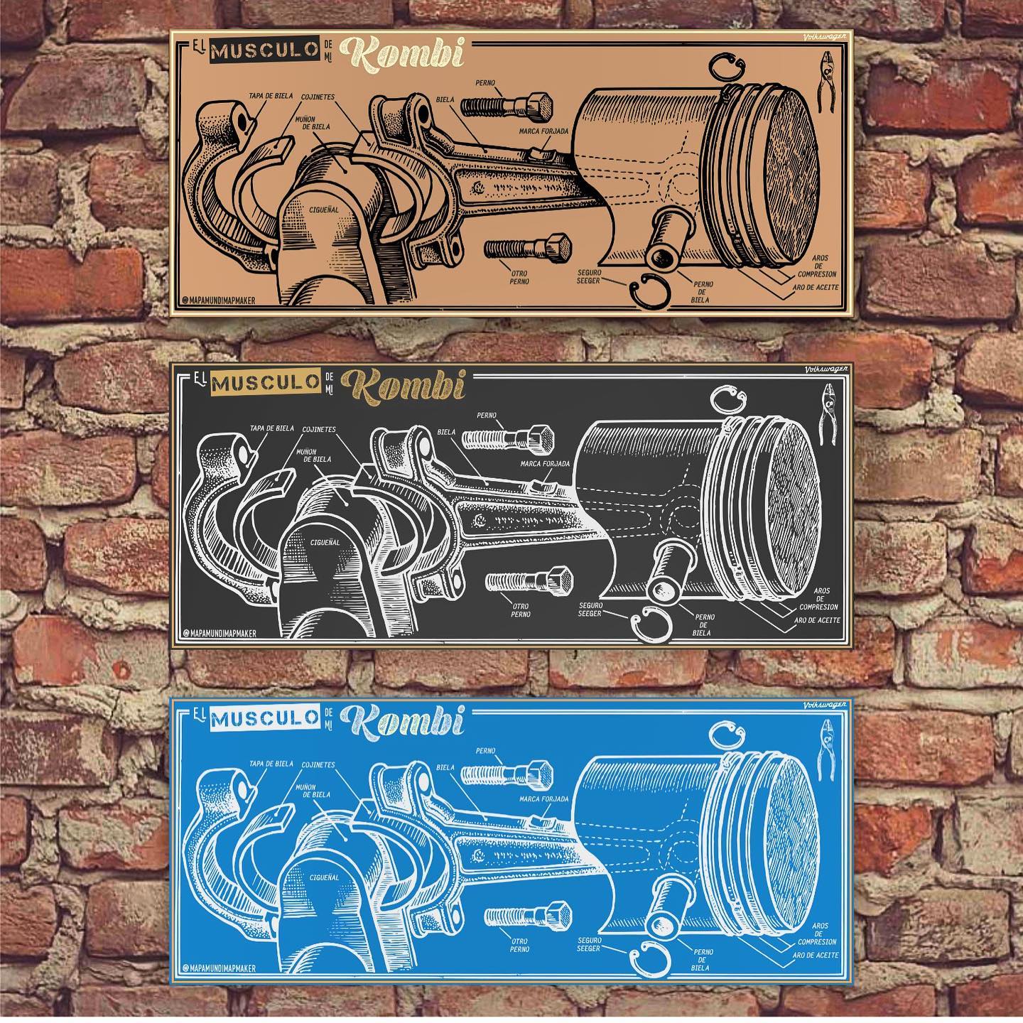 Air cooled engines fan?... - Mapamundi - Map Illustration