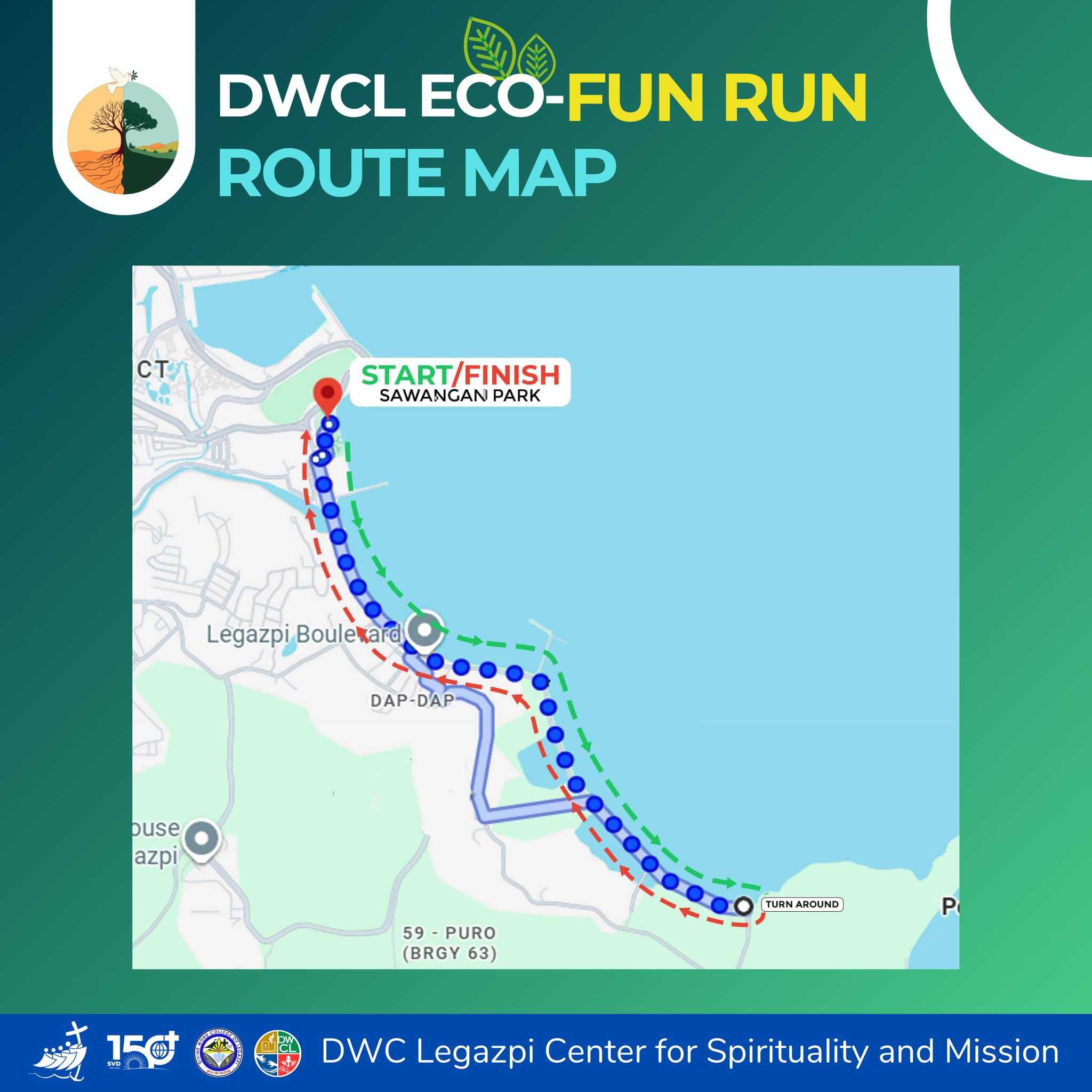 DWC-Legazpi - 🏃‍♀️🌿 DWCL Eco-Fun Run 2025 🌿🏃‍♂️ 📍 Route Map Release ...
