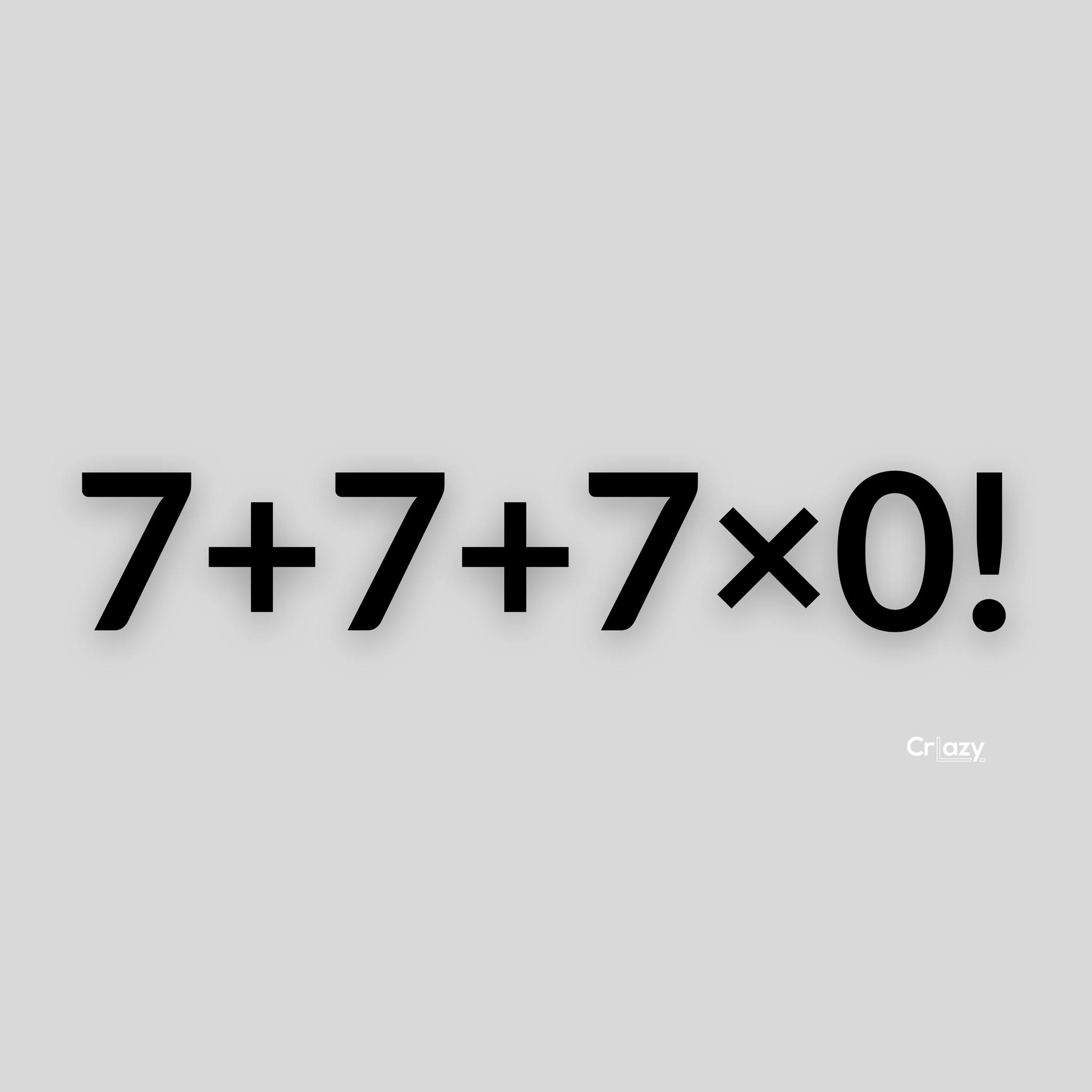 CrLazy - Factorial and BODMAS in action—can you solve this correctly 🤔 ...