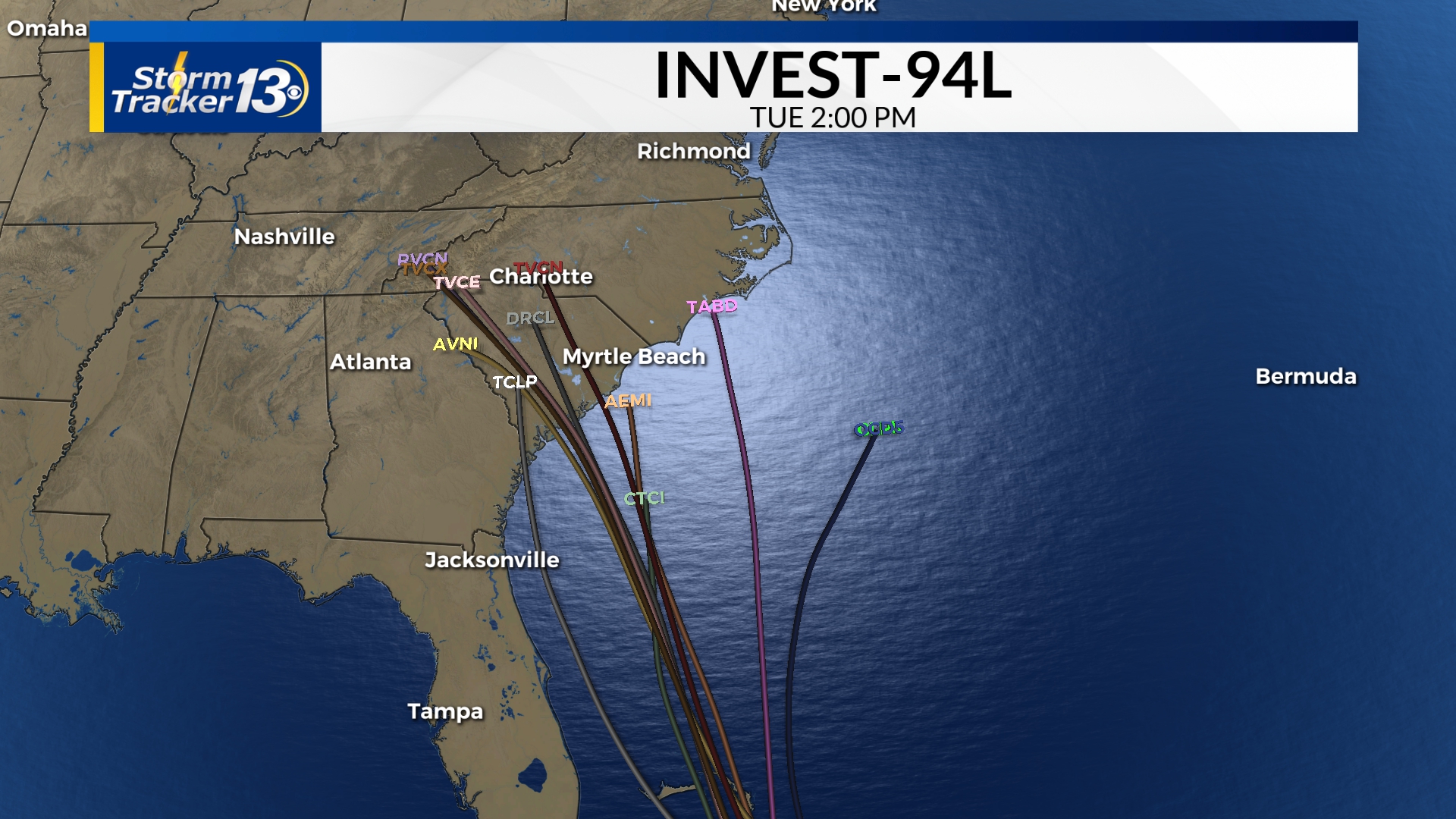 The latest spaghetti plots... - Meteorologist Hannah Rahner | Facebook