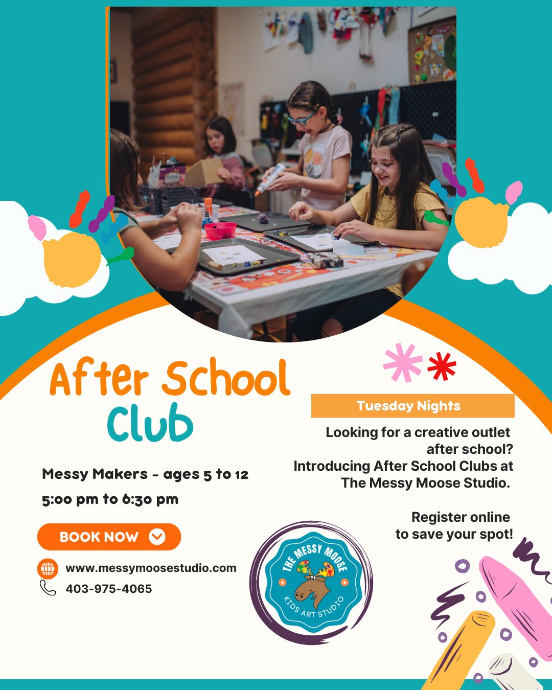 The Messy Moose Kids Art Studio | Cochrane AB