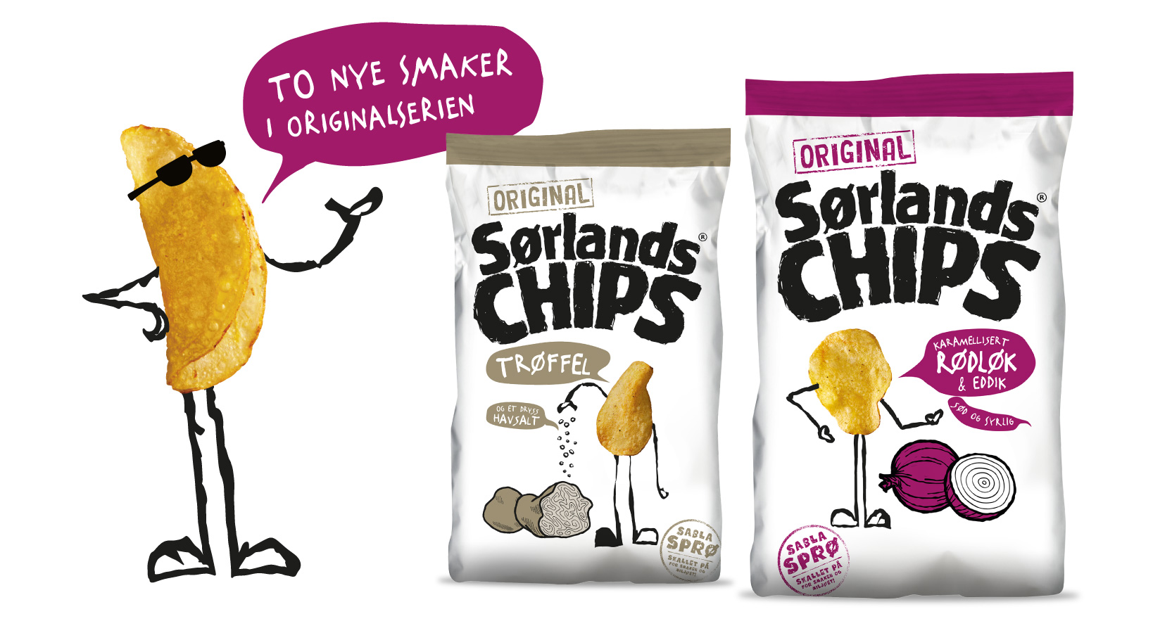 Sørlandschips - Prøv våre to nye smaker i Originalserien!🥳...