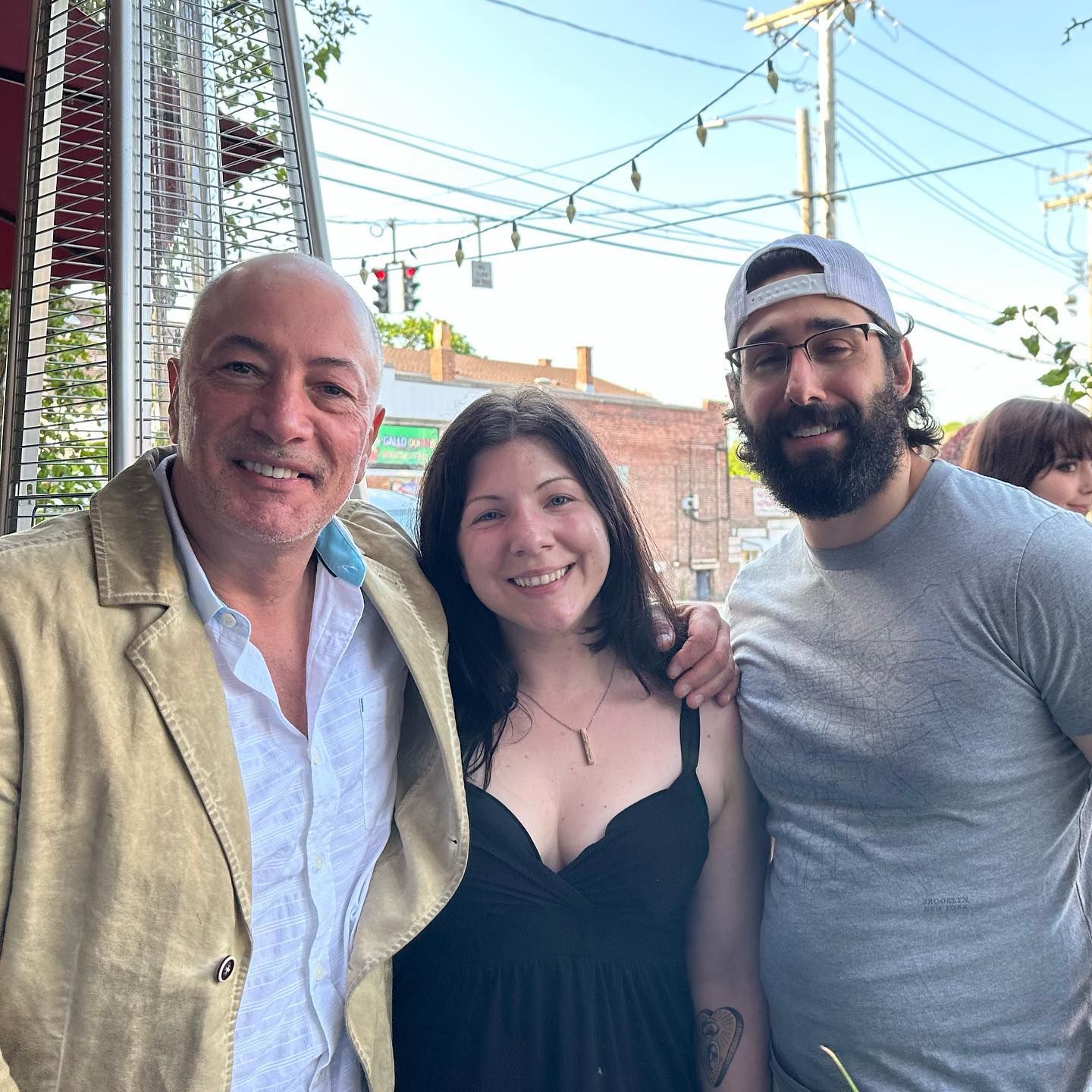Chaz and AJ - Just met Tribe member Chris and Katrina....