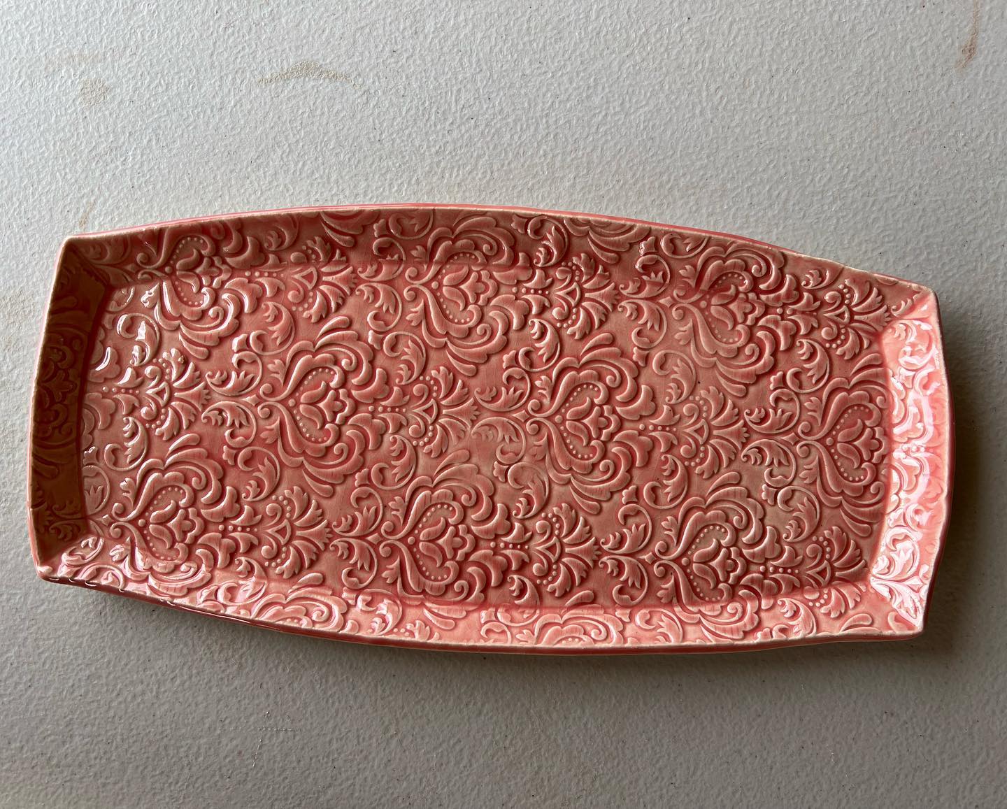 Human Made red heart ceramics tray