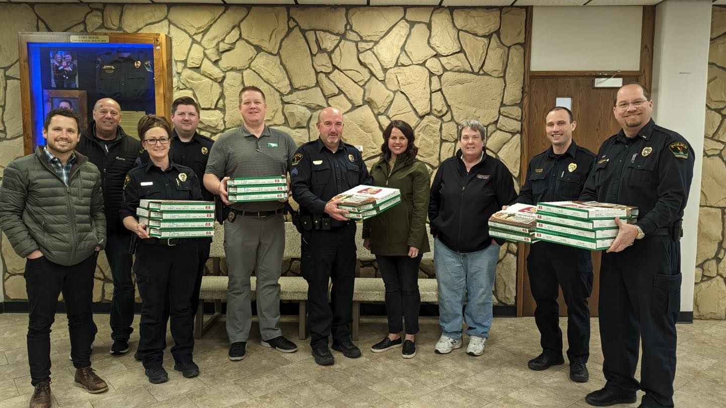 Grand - Thank you Crary Real Estate for lunch. The pizza was awesome. # ...