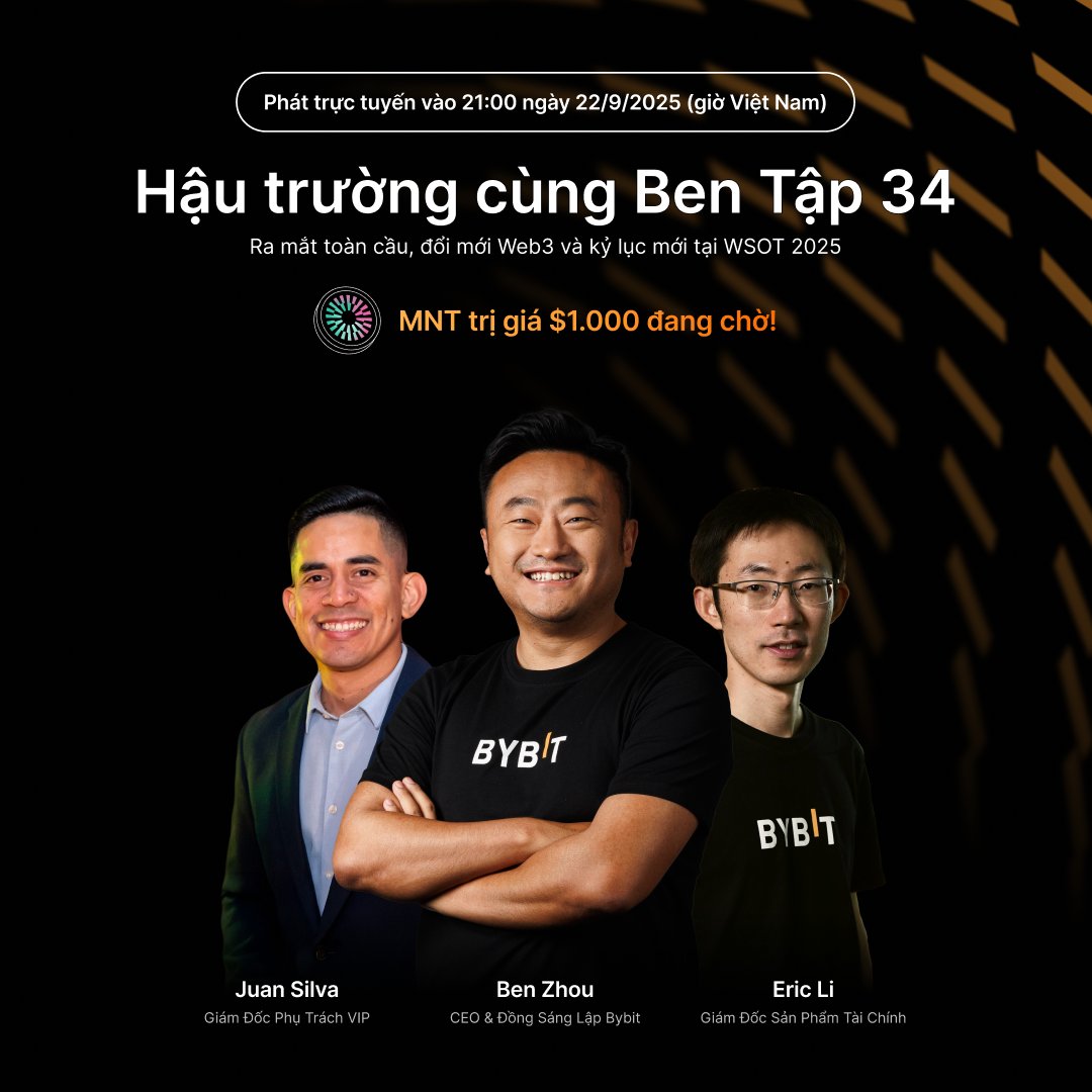 Bybit - 🎙️ Backstage with Ben Tập 34 đã LÊN SÓNG! Những cập nhật lớn ...