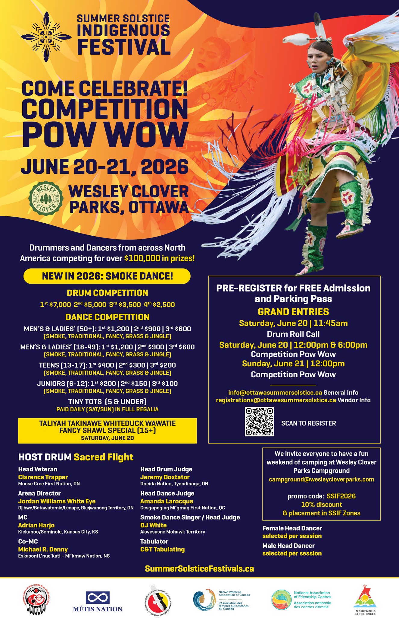 2026 Summer Solstice Indigenous Festival Competition Pow Wow