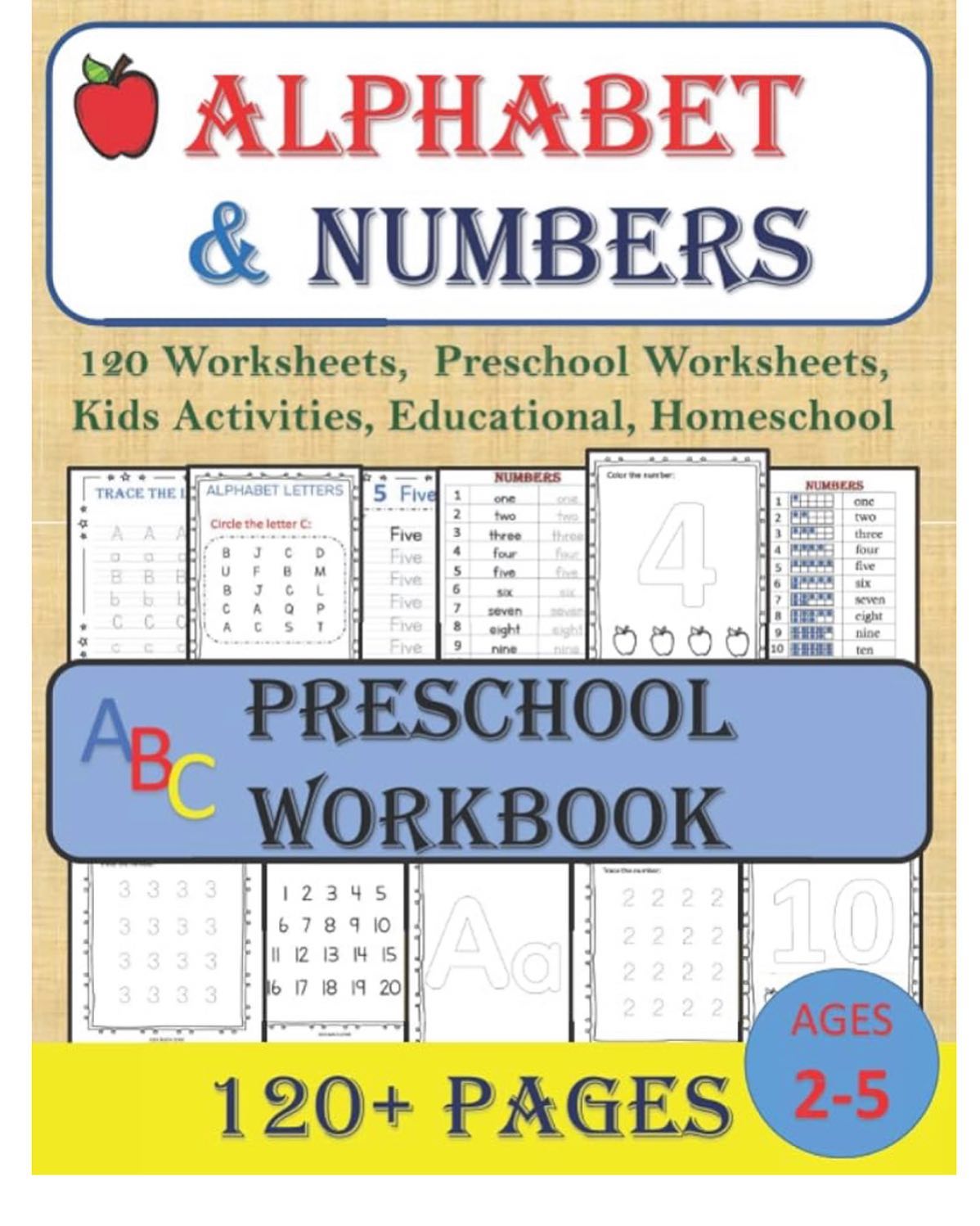 Kids Math Zone - ALPHABET & NUMBERS (120 Worksheets),... | Facebook