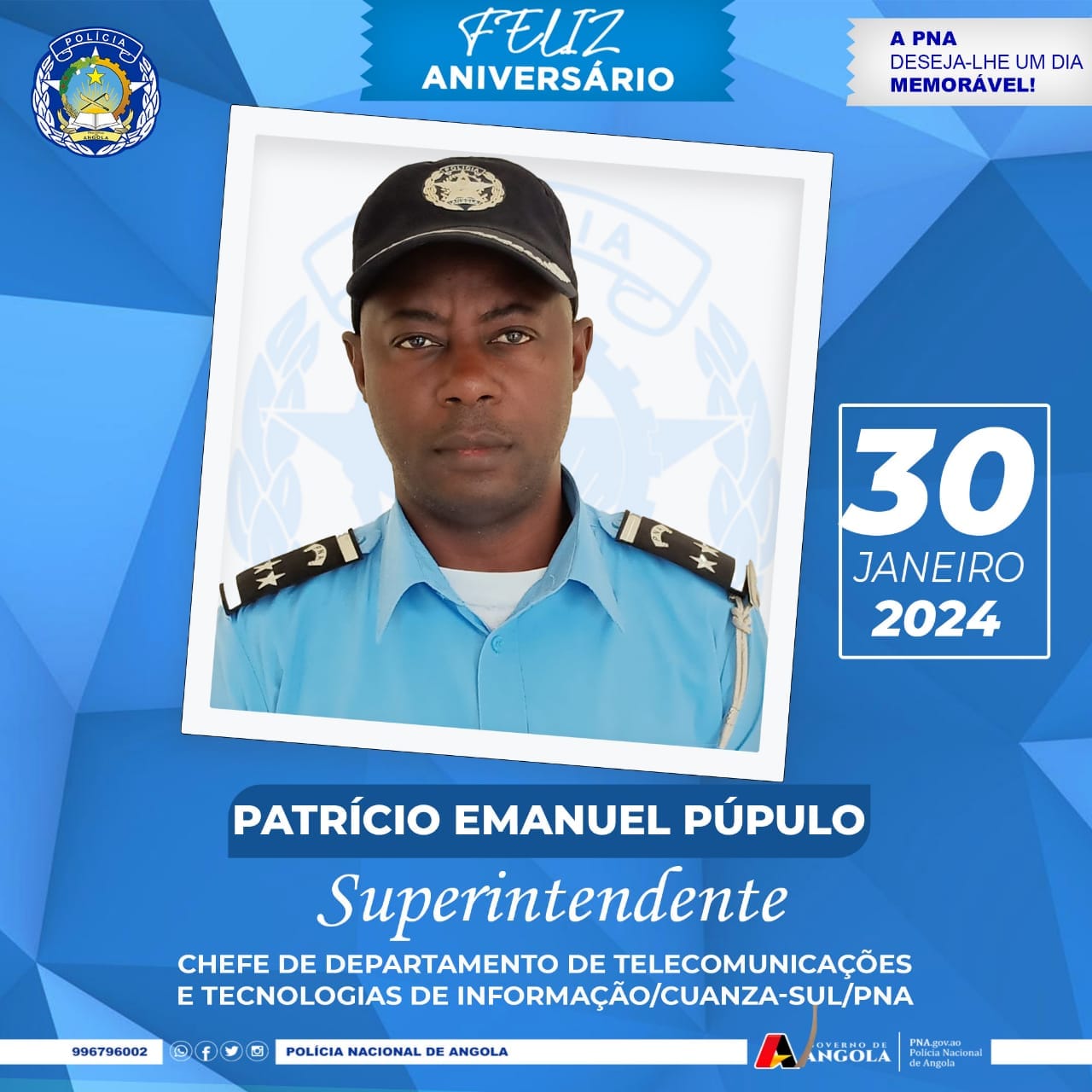 Polícia Nacional de Angola | Facebook