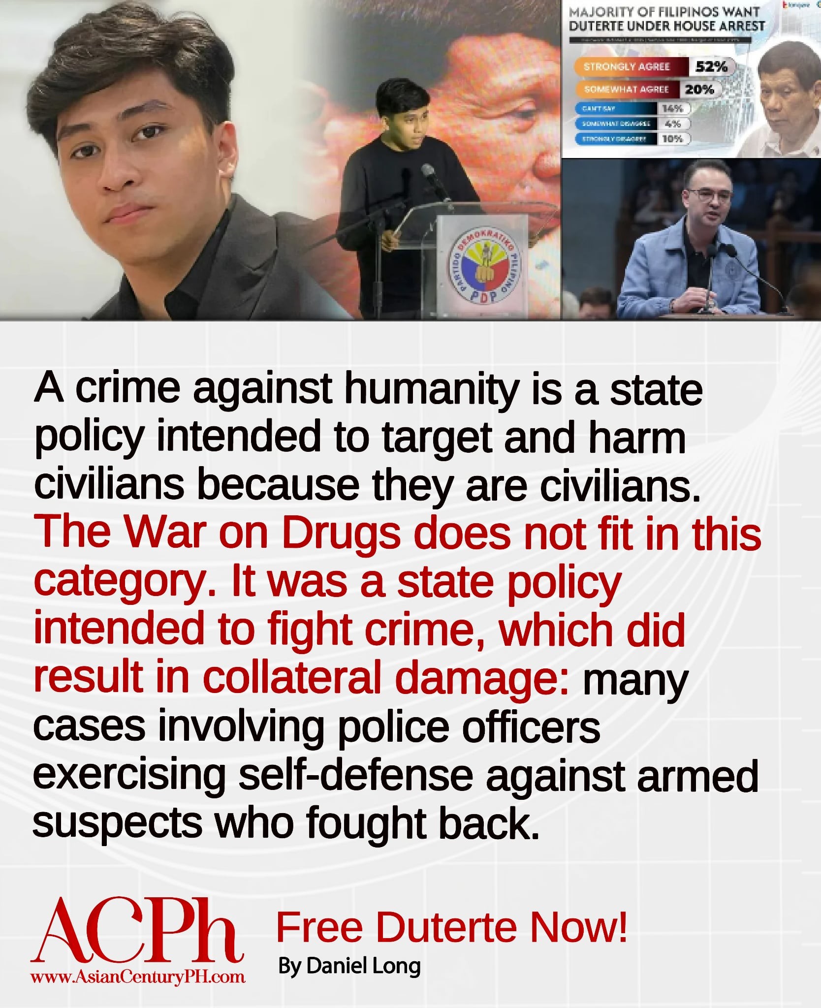 A crime against humanity is a state... - Asian Century PH | Facebook