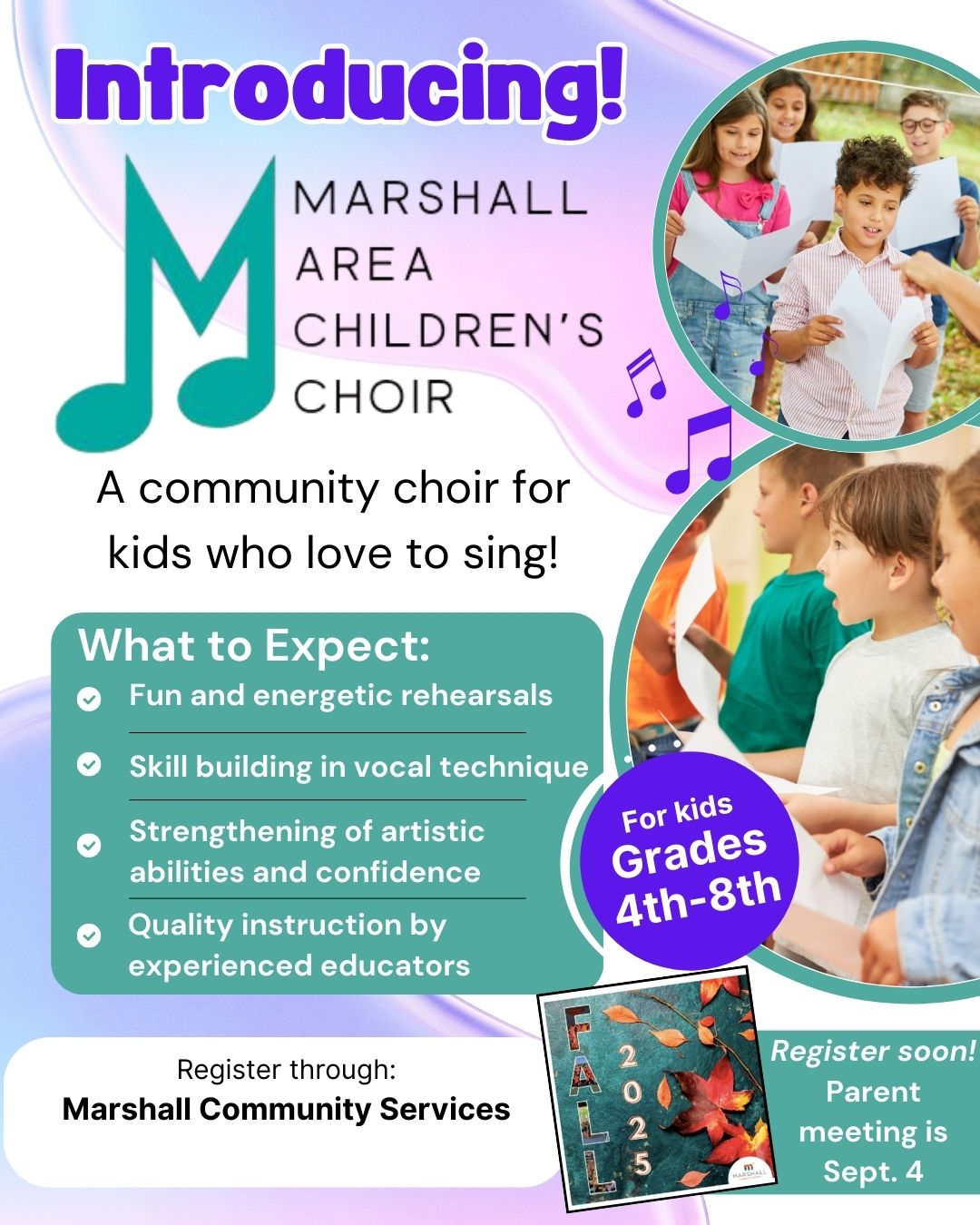 Sing, learn, and grow! The... - Marshall Community Services | Facebook