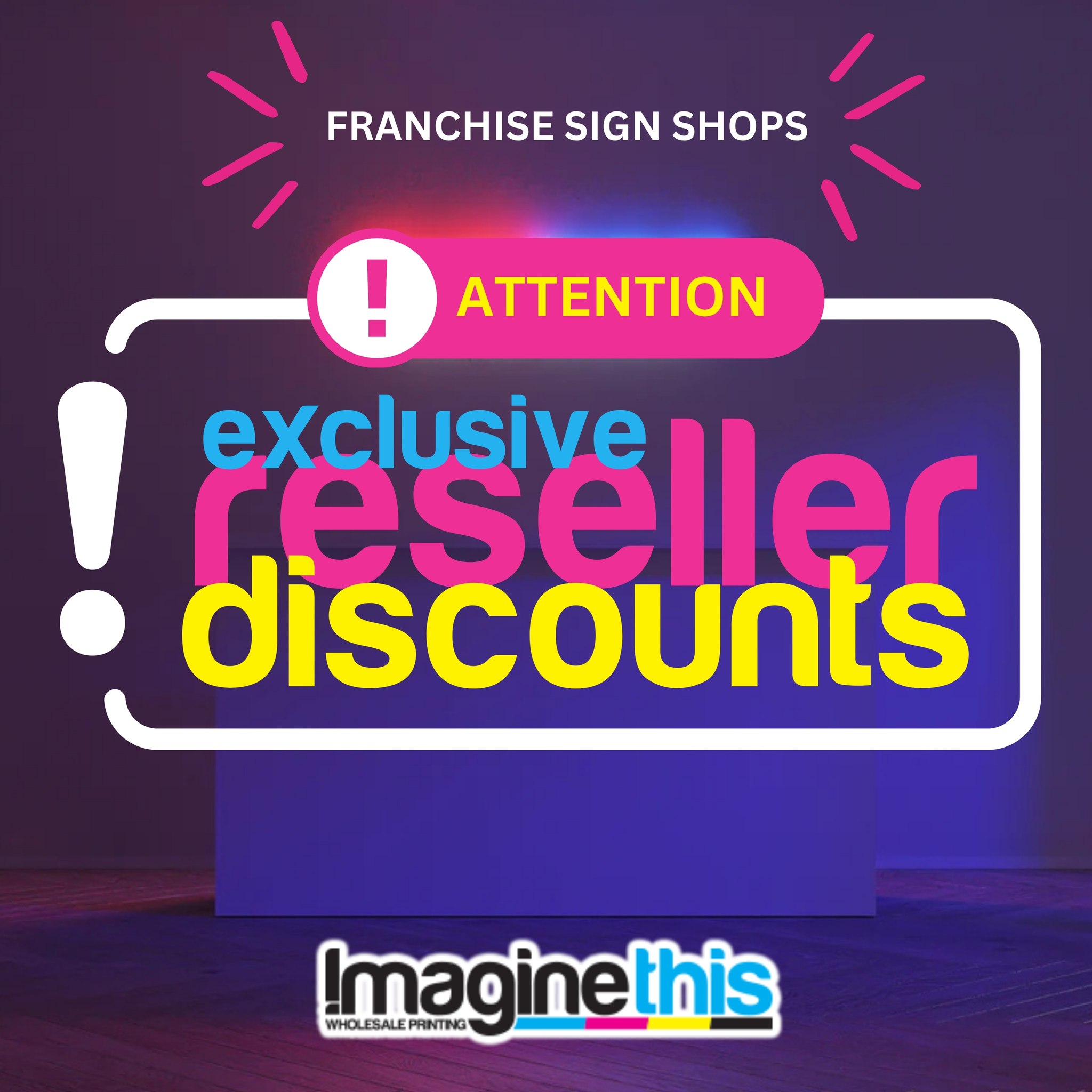 ImagineThis - 🚨 Attention Franchise Sign Shops! 🚨At... | Facebook
