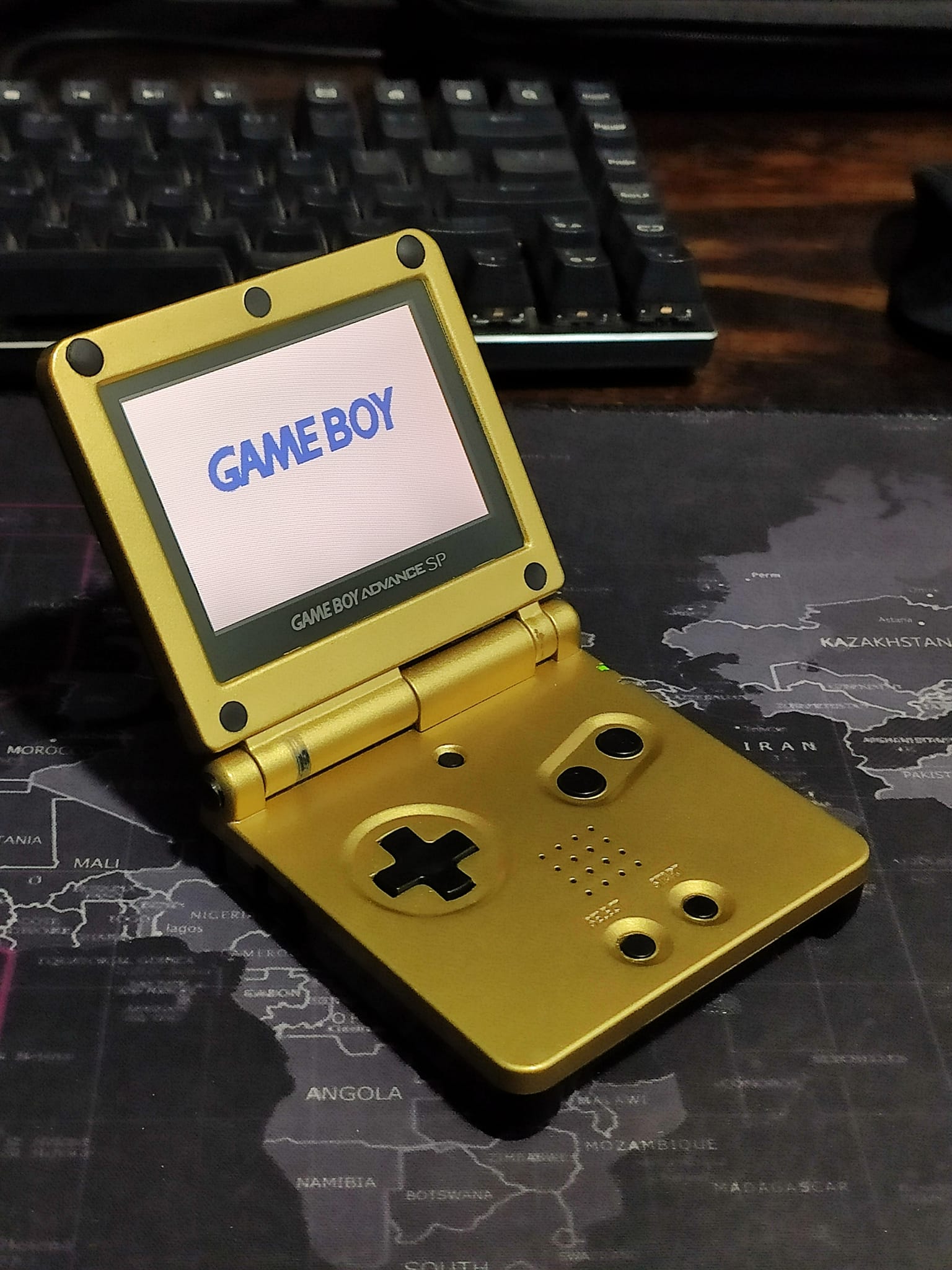 Zelda: The Minish Cap themed GBA SP custom