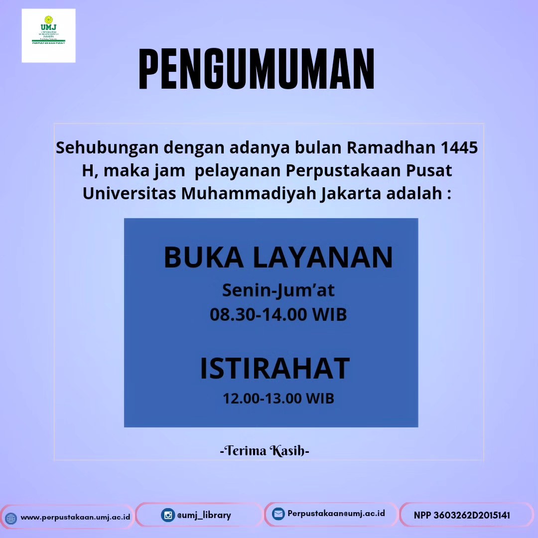 UMJ Library | Tangerang