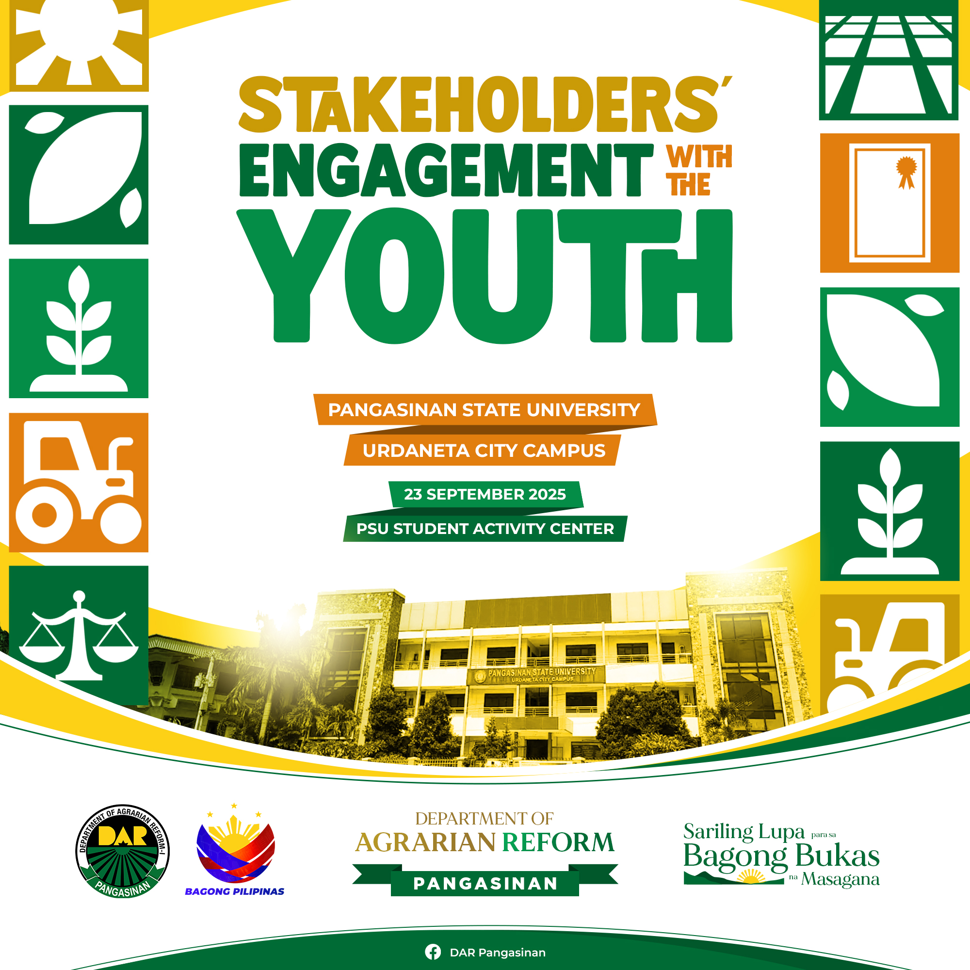 DAR - Heads up, PSUnians! 🌾 The Department of Agrarian Reform (DAR ...
