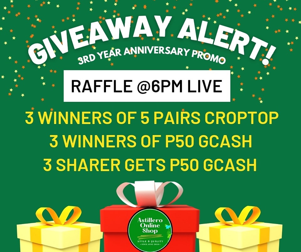 Best Taytay Clothing - Giveaway Raffle today @6PM Live.🎉 Para sa mga ...