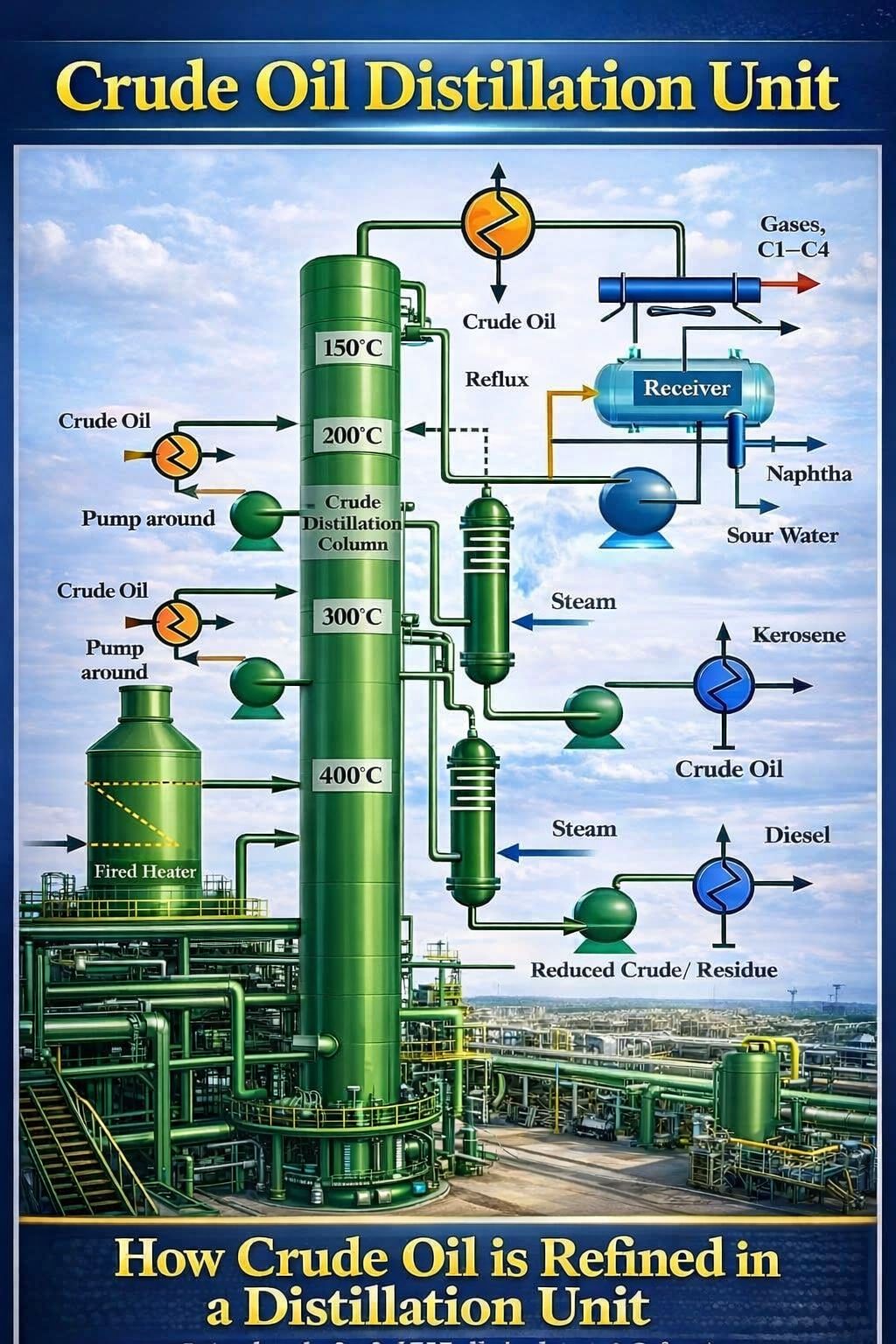 Afrian - Pembelajaran Penting: Crude Oil Distillation Unit (CDU) Inti ...