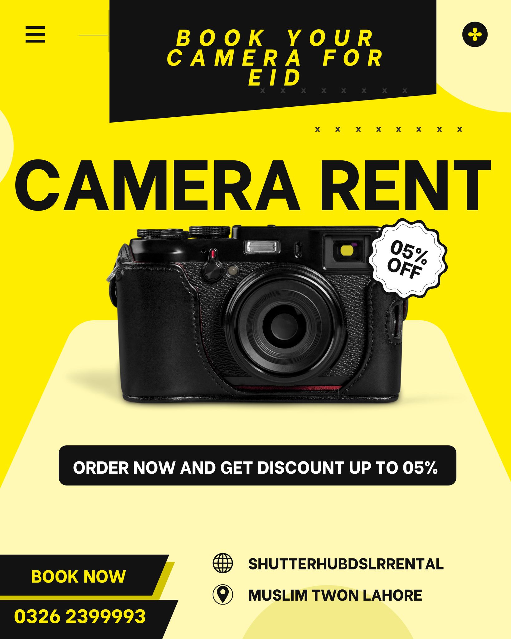 Shutterhub dslr camera rentals lahore | Lahore