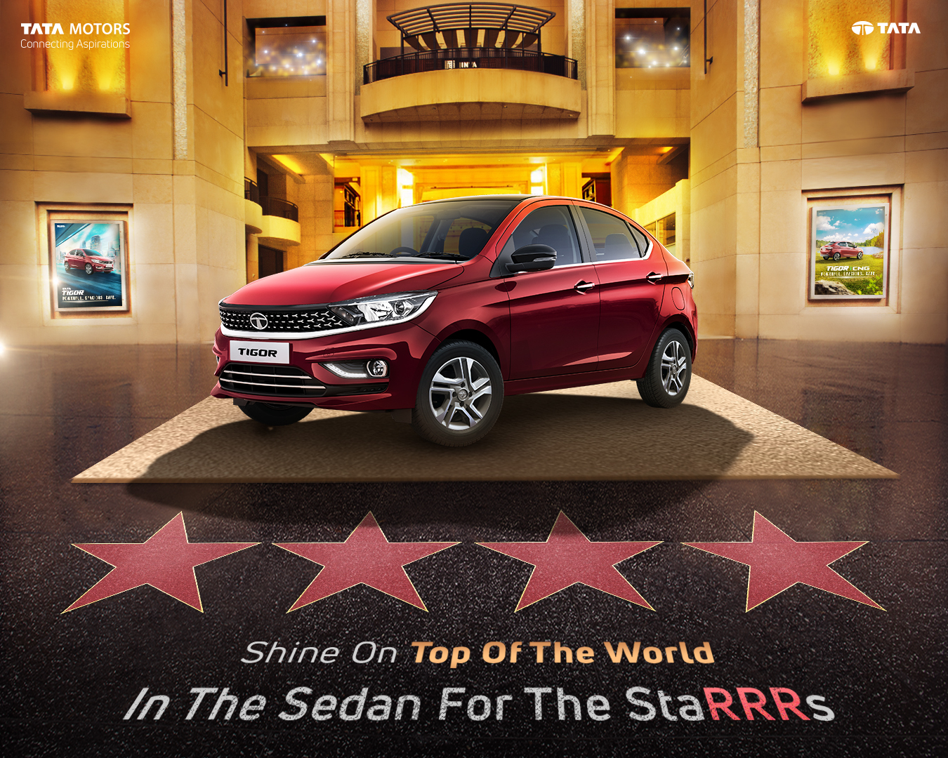 Tata - Arrive like a superstaRRR. #NaatuNaatu #RRR #Oscars #Tigor # ...