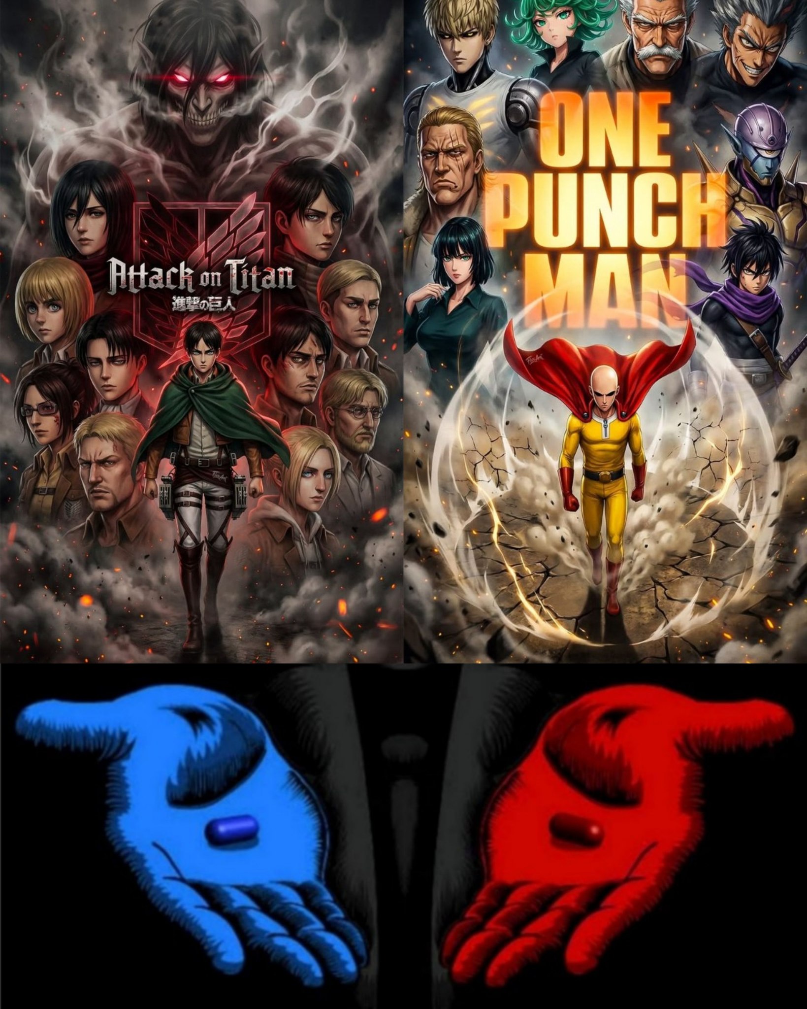 ONE PIECE VS ATTACK ON TITAN 💥 #onepiece #attackontitan