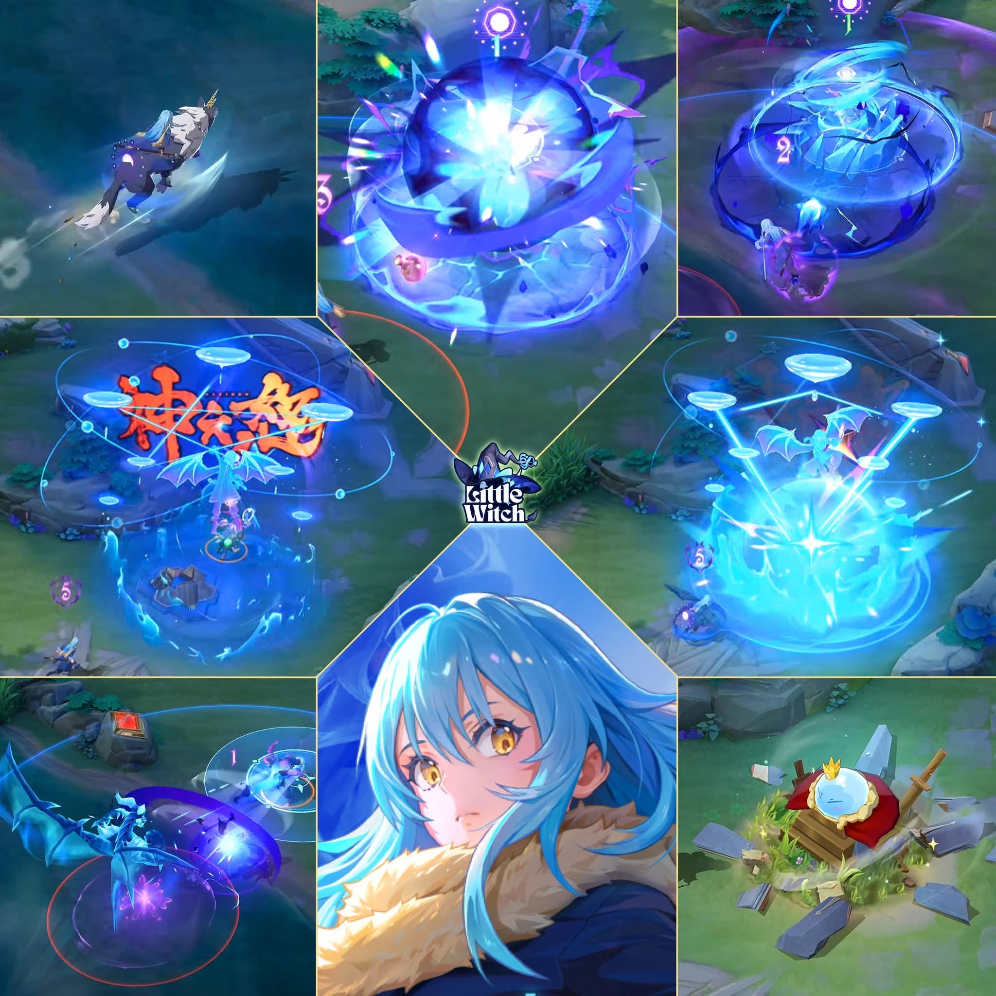 Mưa - 📌Skill của Rimuru×Iggy 💙💜 trong anime và Liên Quân: 👉Skill 1: ta ...