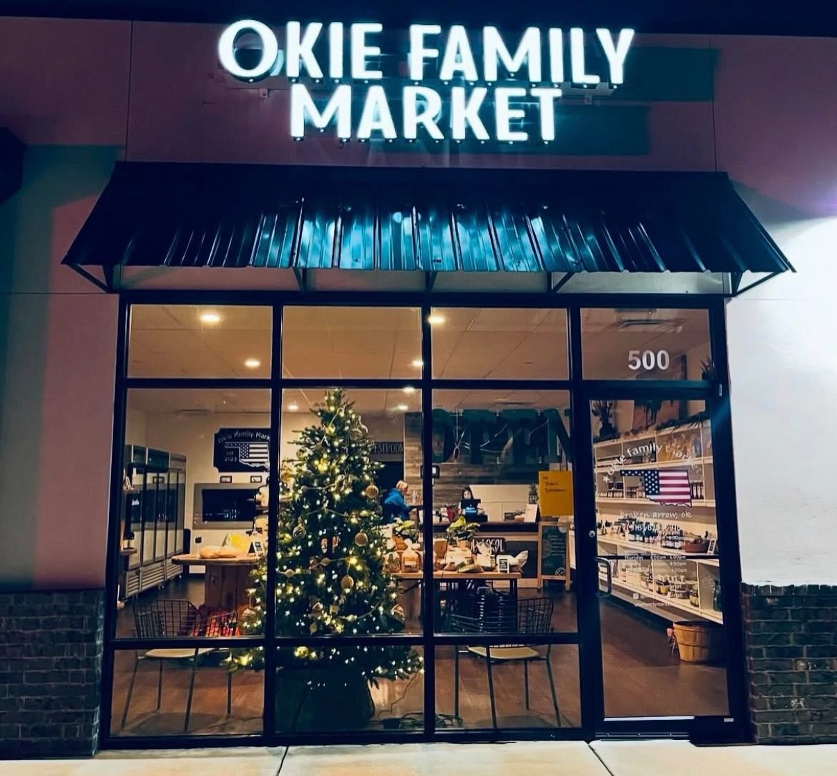Pumpkin cinnamon rolls at okie family market Tulsa