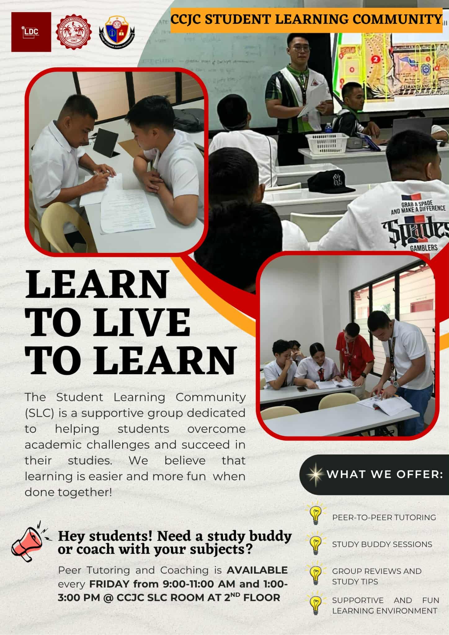 CCJC - MSEUF LEARNING DEVELOPMENT CENTER CCJC STUDENT LEARNING ...