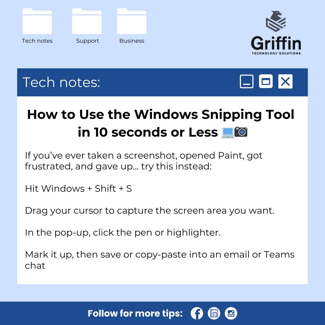Griffin - If you’ve ever taken a screenshot, opened Paint, got ...