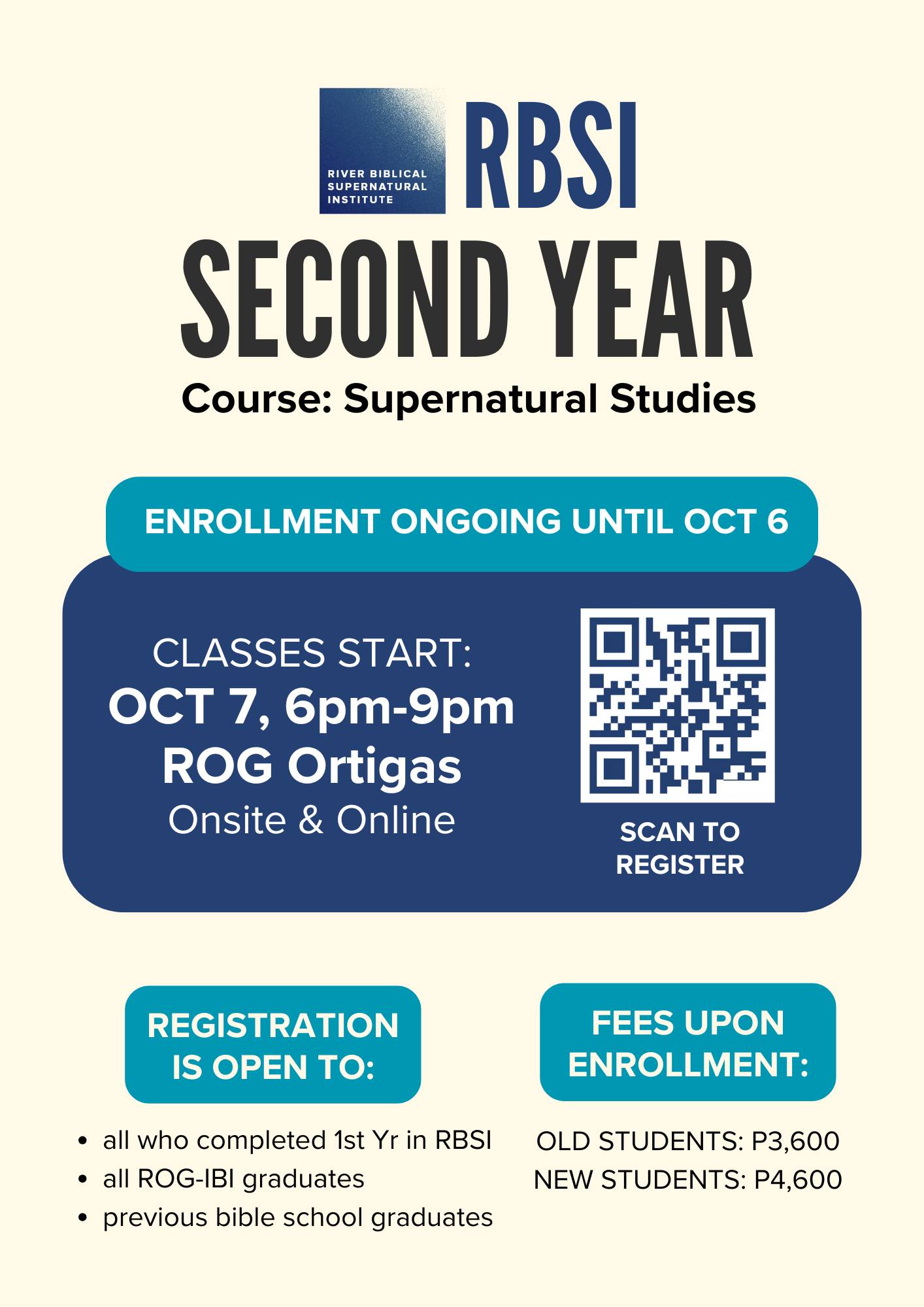 River - Hungry for more of God’s power and presence? Enrollment for ...