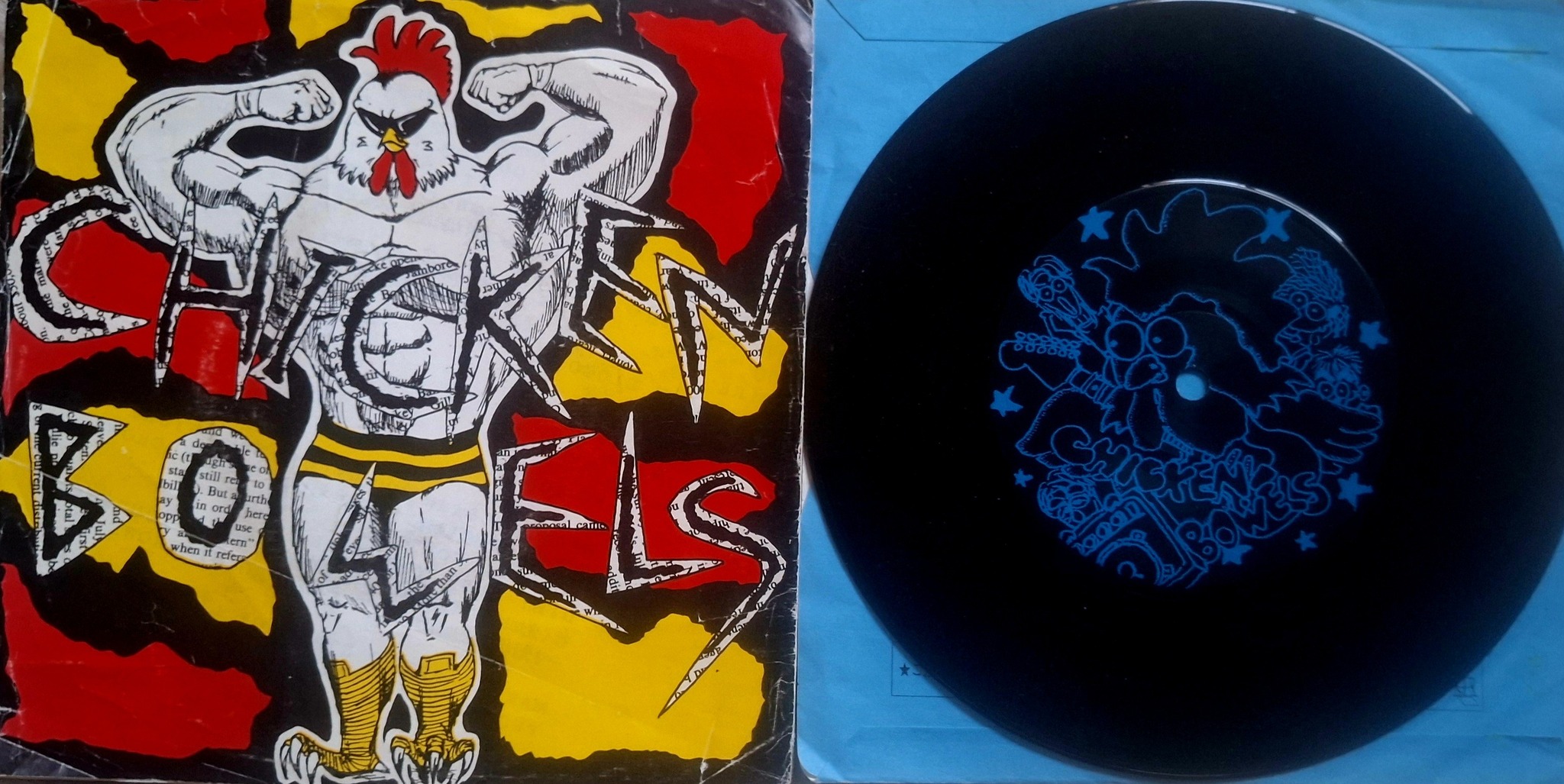 邦楽 PLAZMA-X CHICKEN BOWELS HALF YEARS GISM Chicken Bowels 1987 hardcore release from Hiroshima