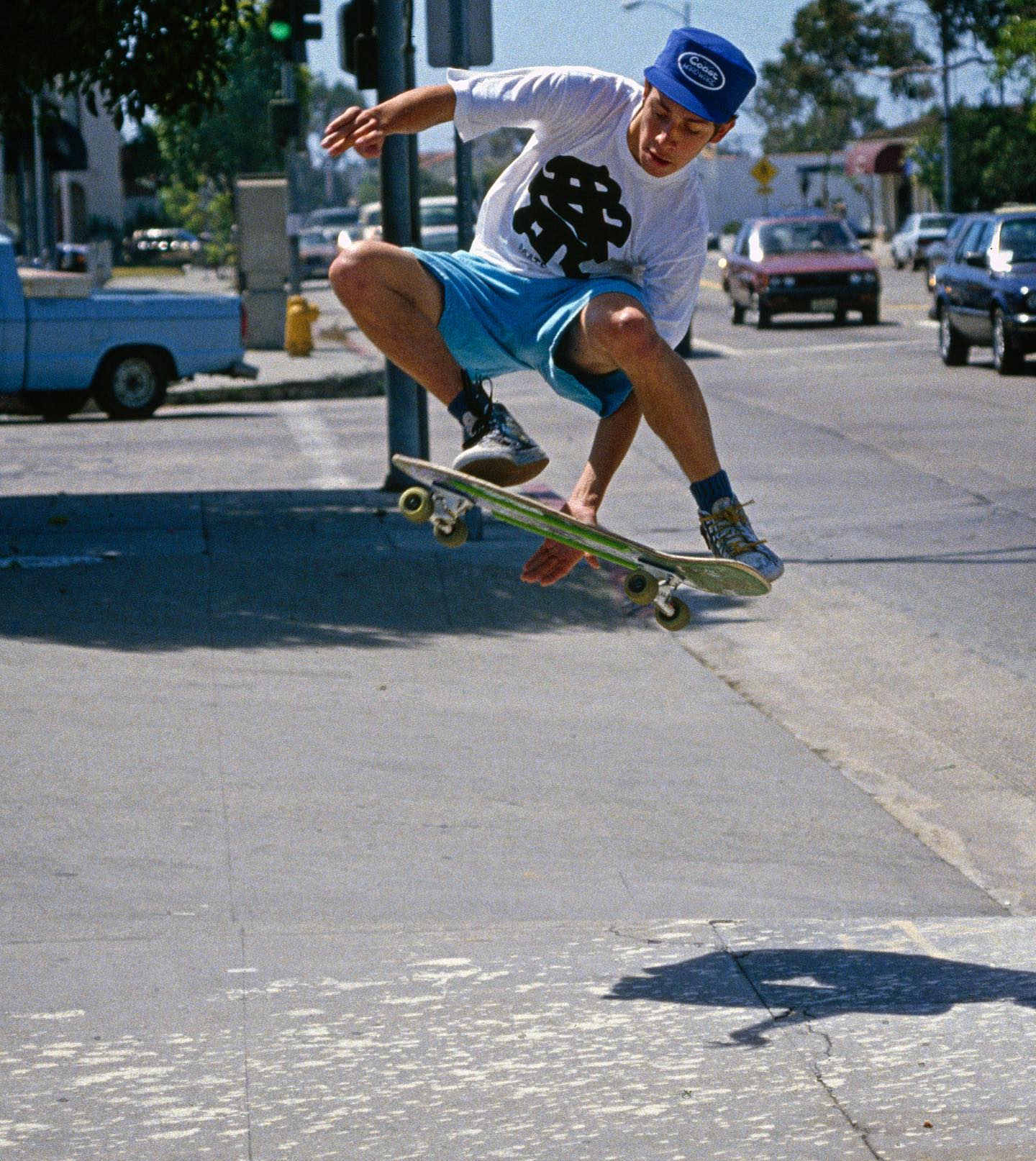 Mark Gonzales at the LAX banks in 1987. Every single thing about