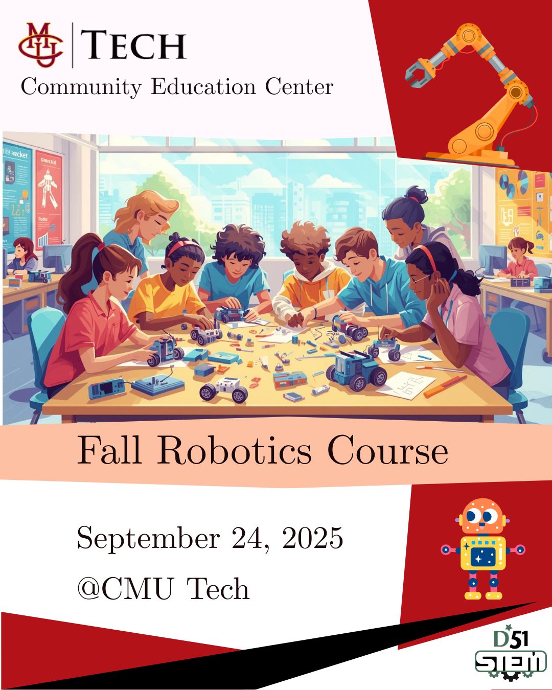 D51 - 🤖 Ready to dive into the world of robotics? Join our Four-Part ...