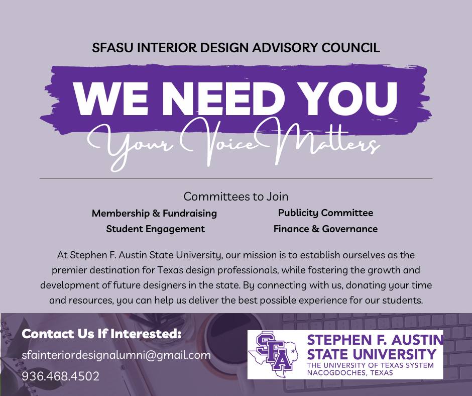 SFA Interior Design Alumni Chapter