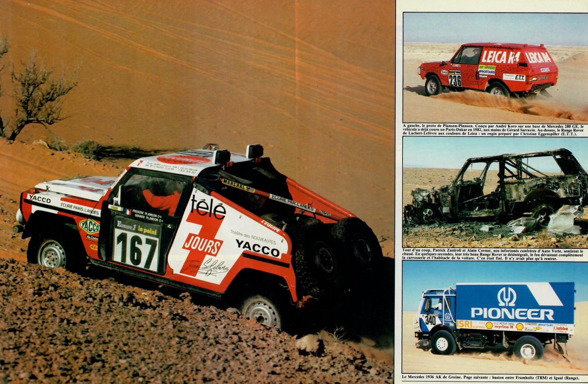 Paris-Alger-Dakar 1984 Tous les photos sont de 