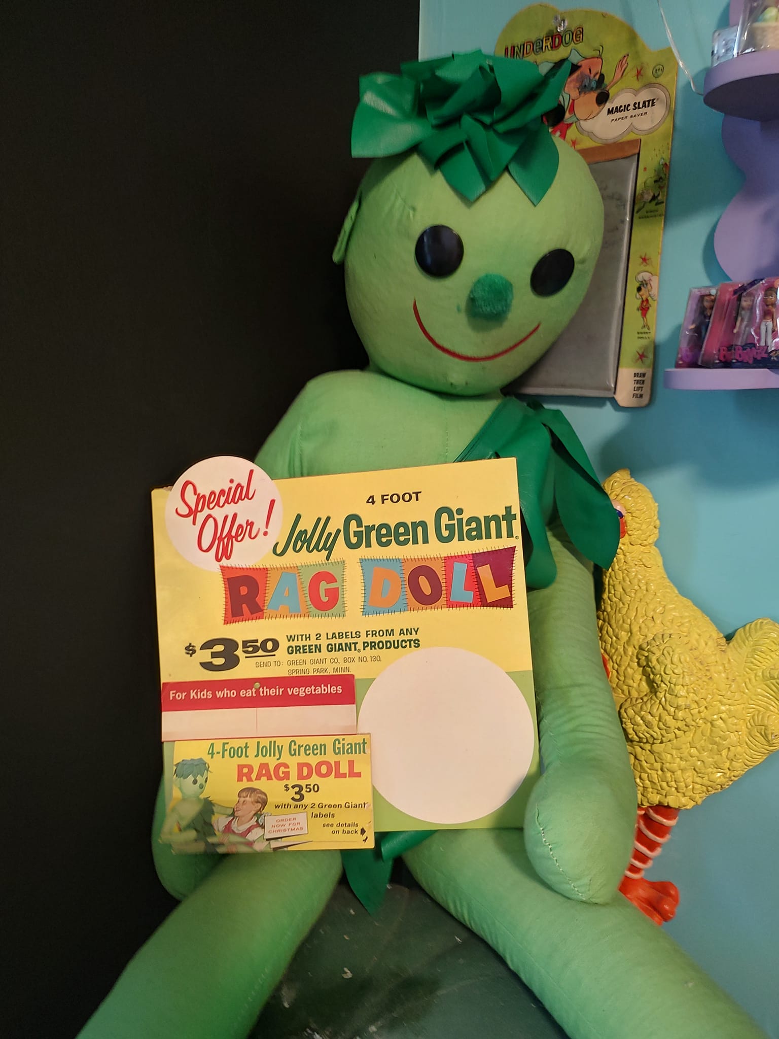 Vintage Jolly Green Giant and Lil Sprout Collection