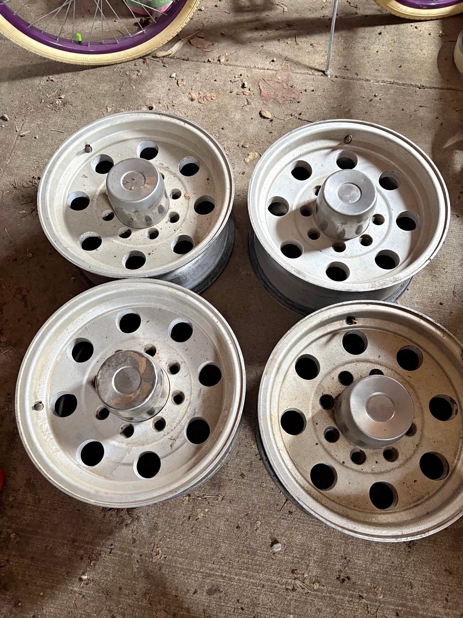 16x7 8x6.5 bullet hole wheels American racing - Car Wheels, Tires ...