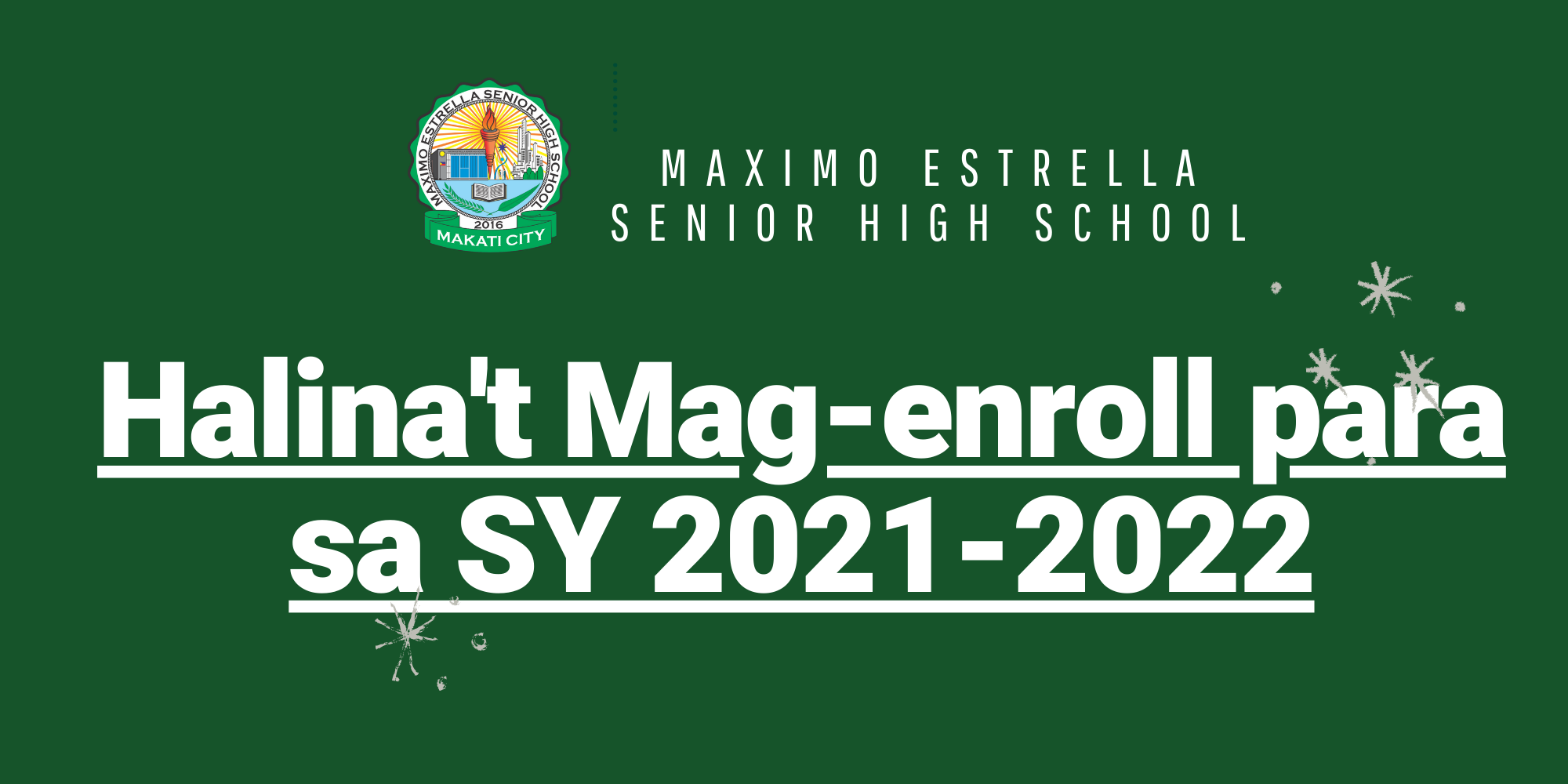Dear Future... - Maximo Estrella Senior High School