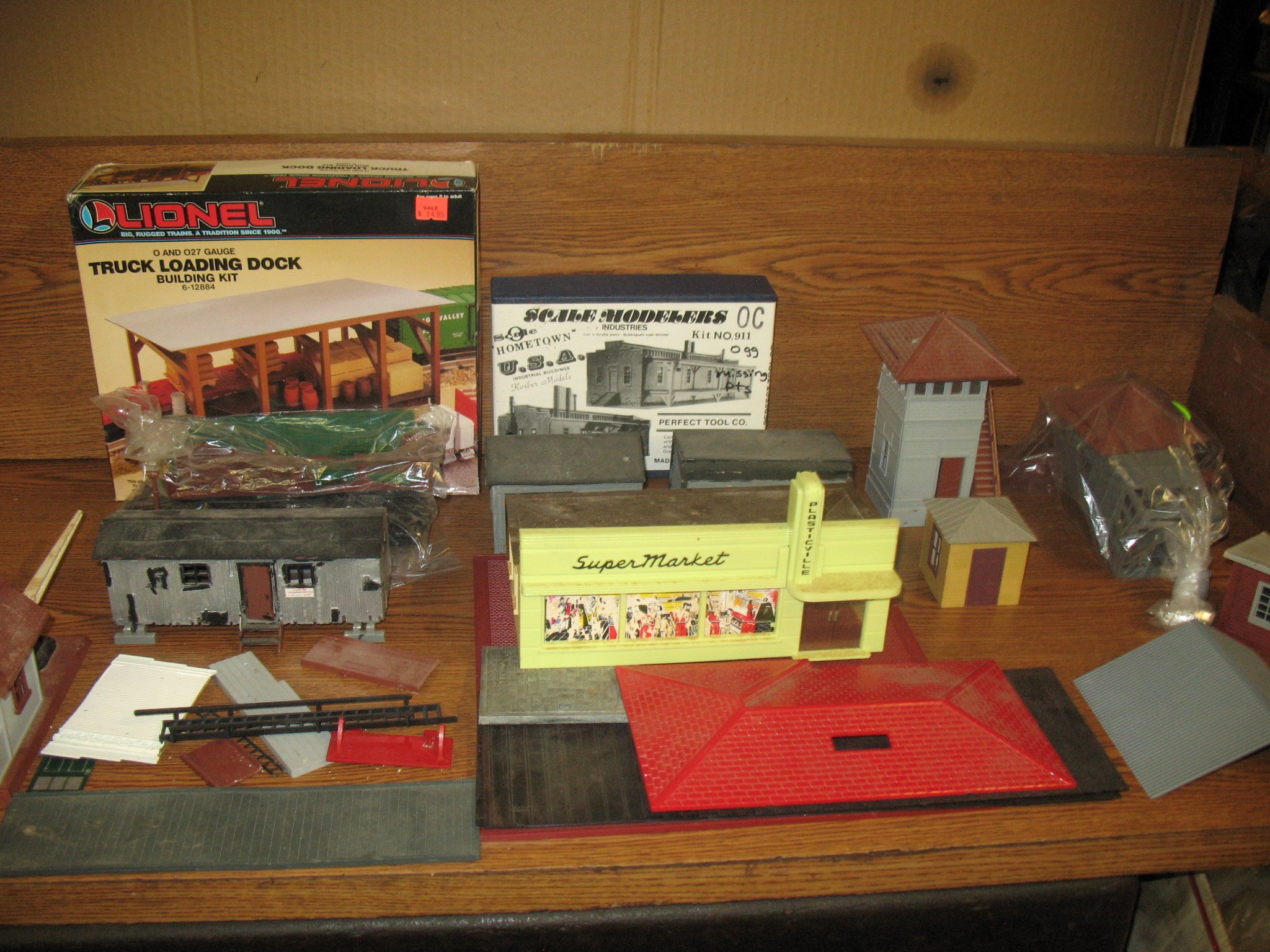 VARIOUS O SCALE PLASTIC BUILDINGS KITBASH STUFF MODEL TRAIN - Model ...