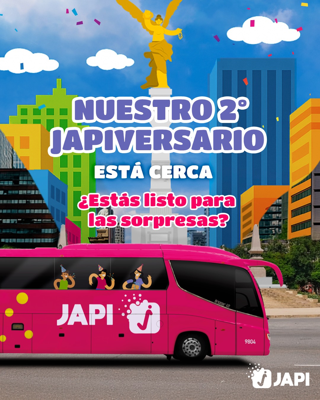 JAPI - Nuestro 2do #JAPIVERSARIO está por llegar,🥳🚍 ¡y lo celebramos a ...