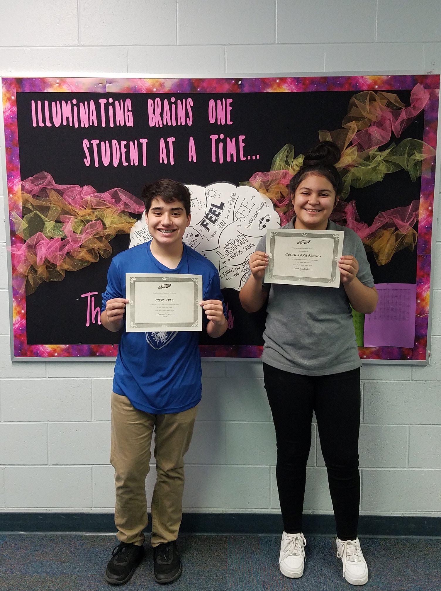Congratulations to the 4th 6 weeks... - Abell Junior High